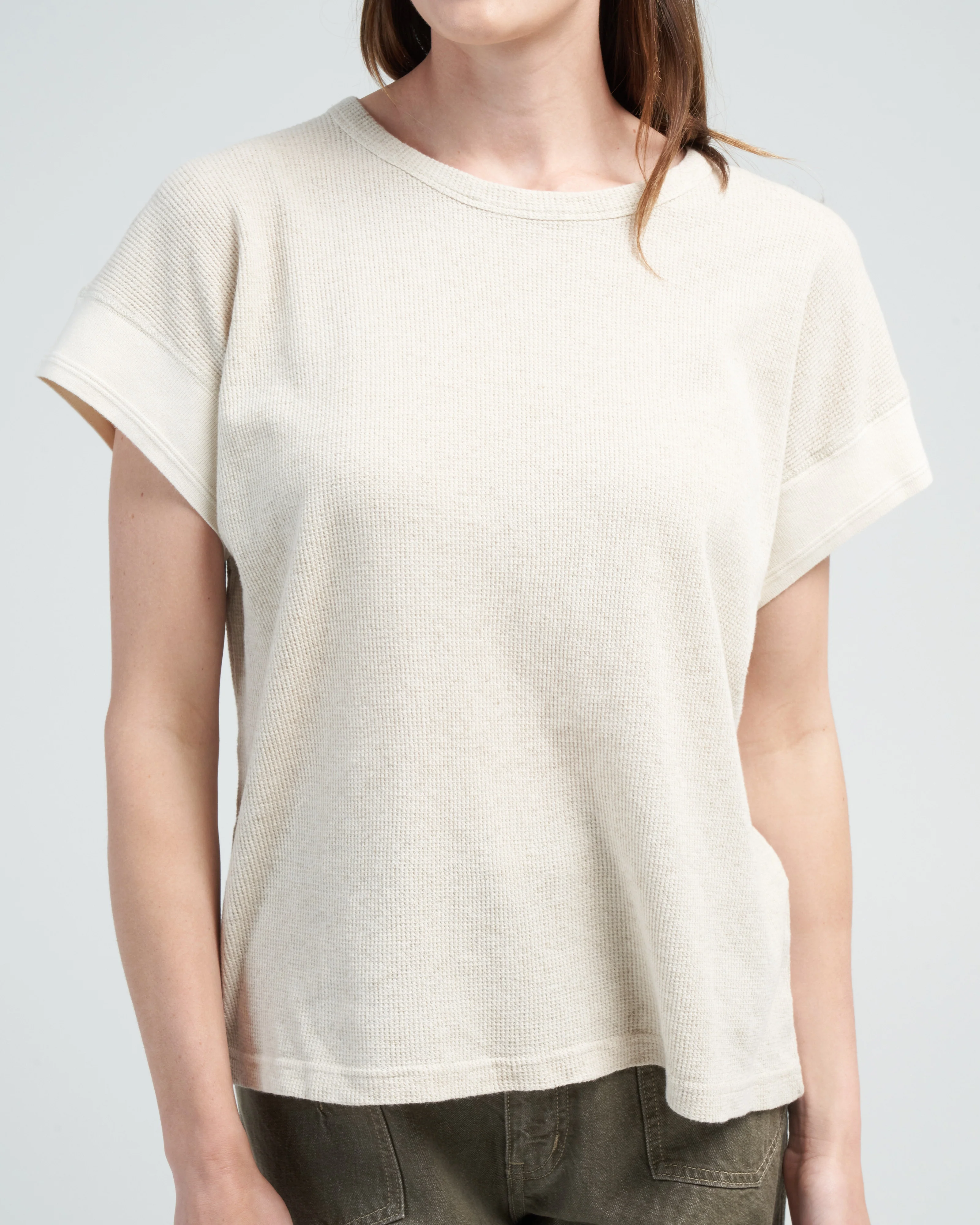 muscle tee - greige - Image 5