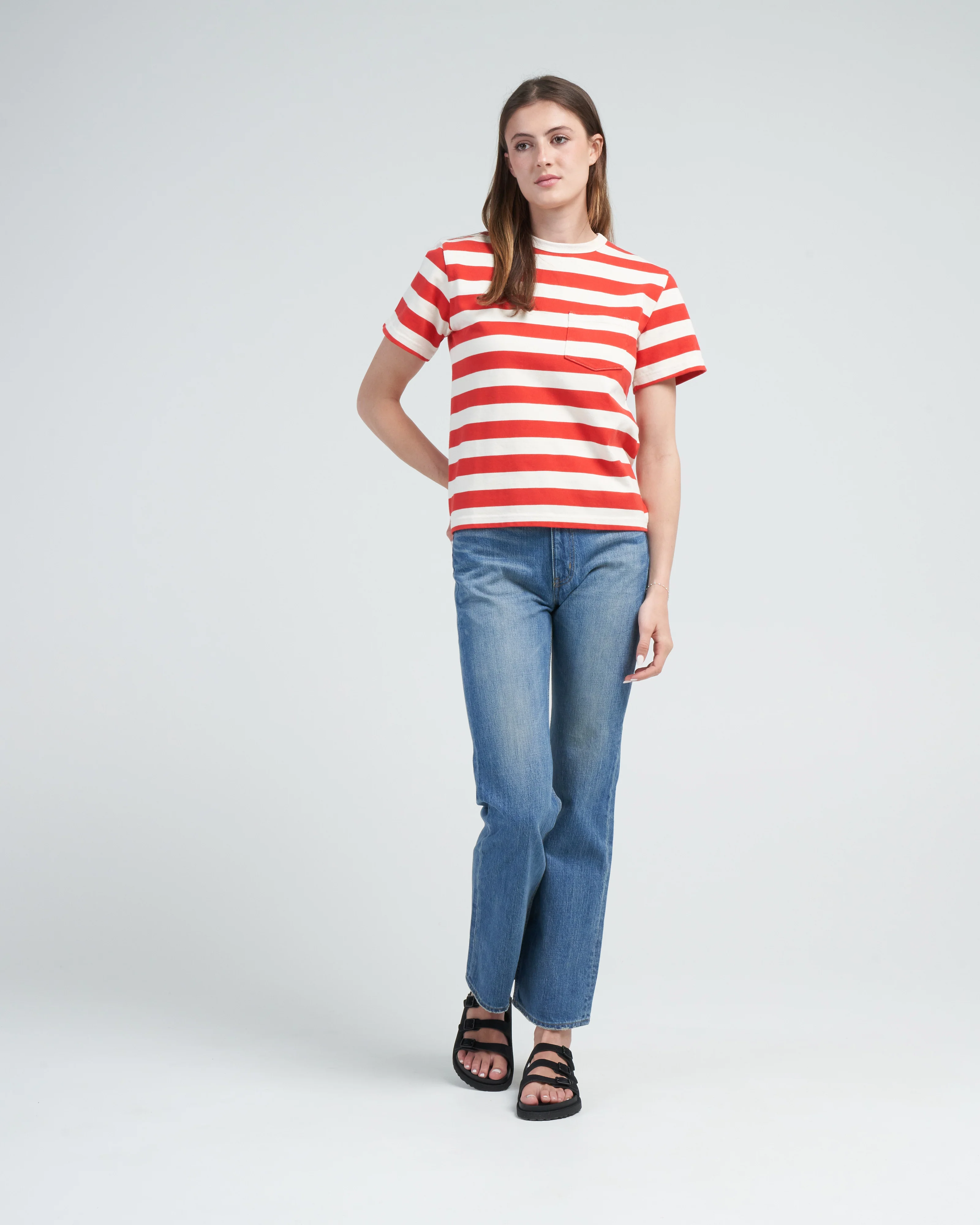 pocket tee - red stripe - Image 2