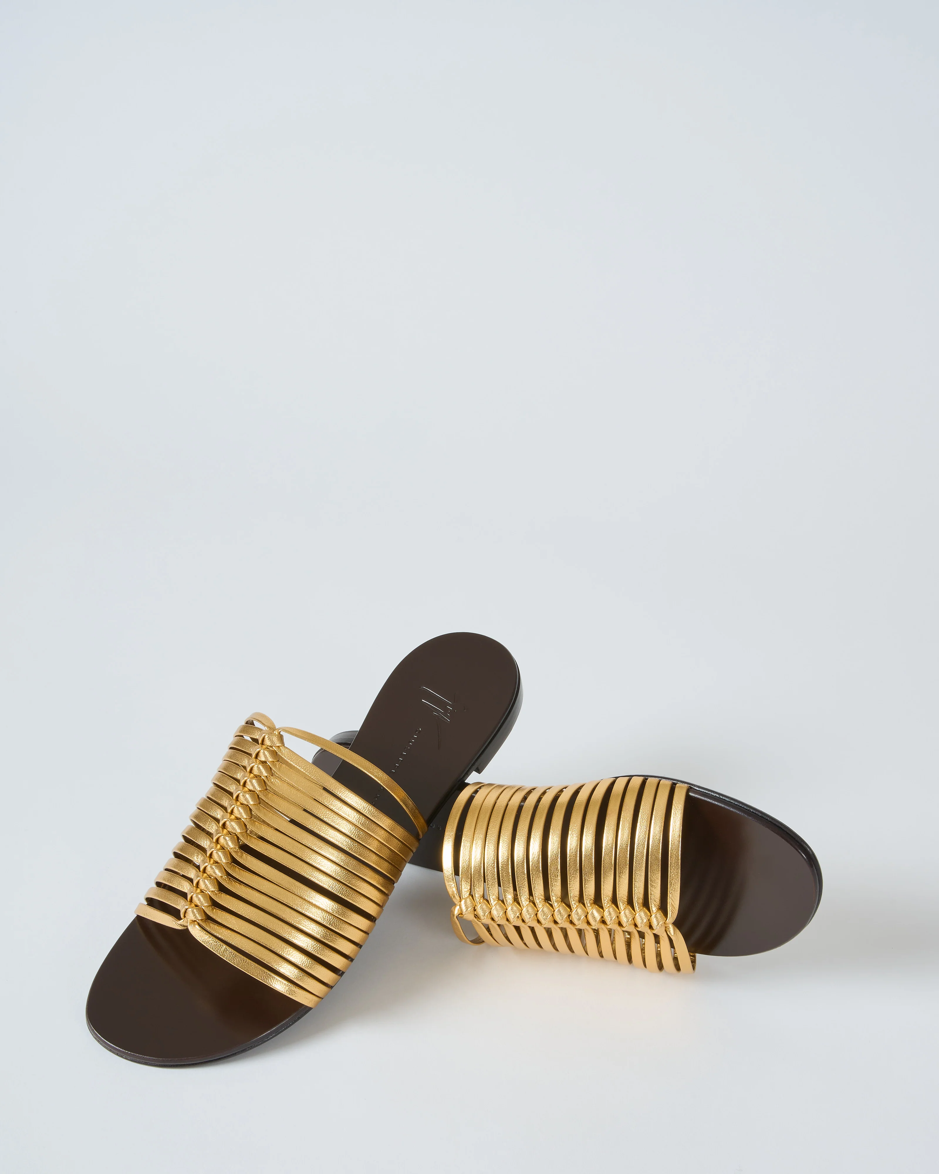 savoia martinikalam flat gold sandal - Image 3