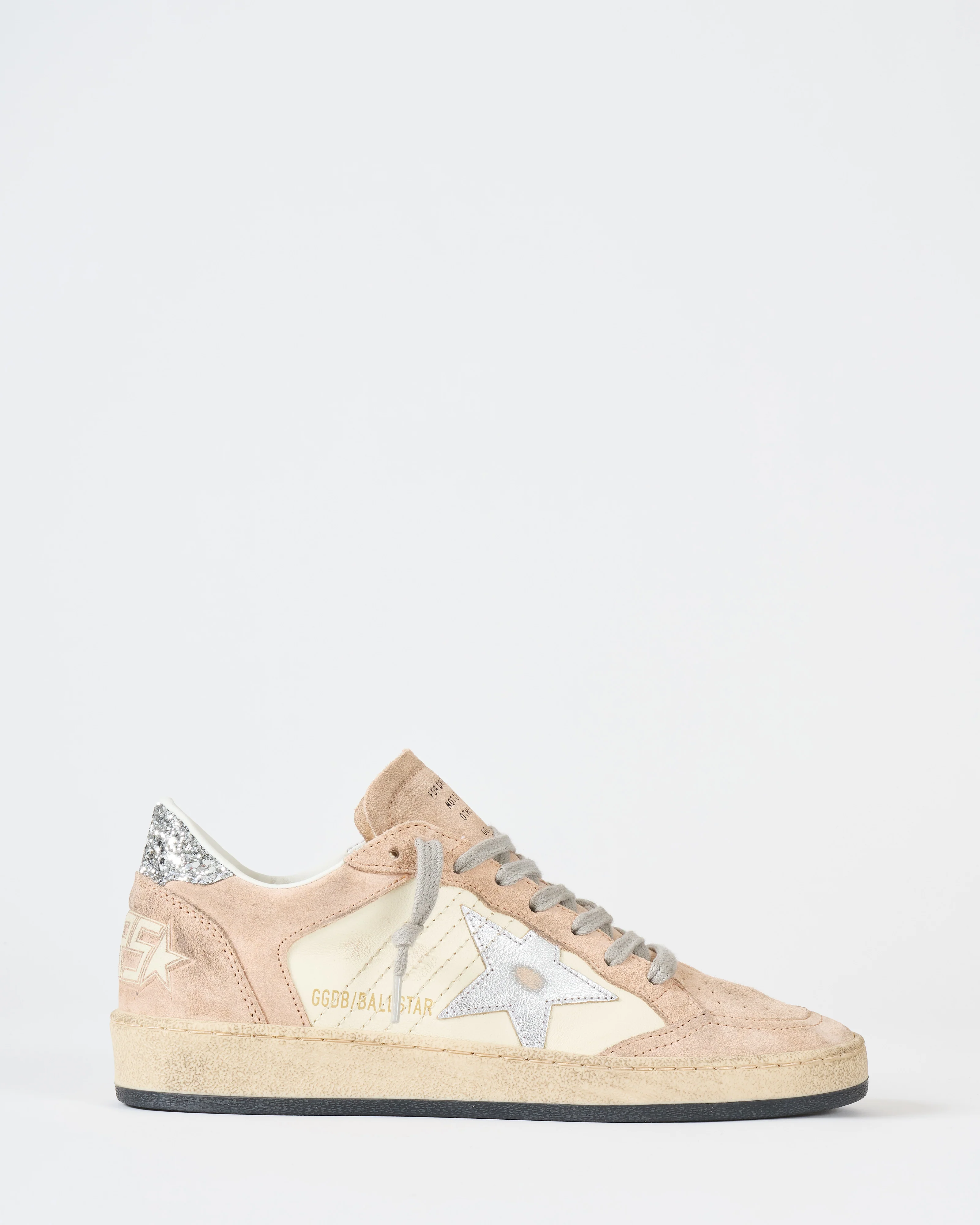 ball star nappa and suede upper laminated star glitter heel - Image 2