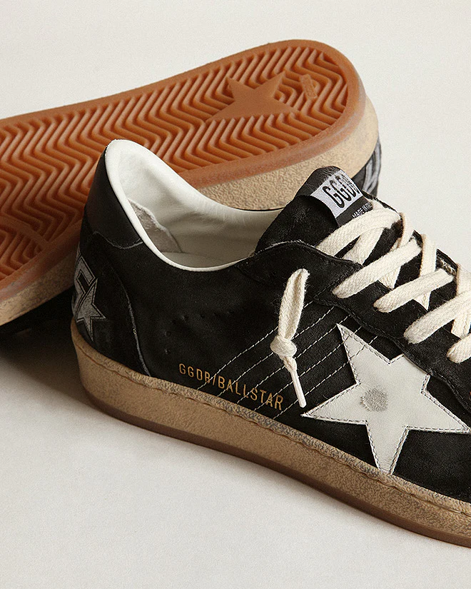 ball star stitching and spur leather star and heel - black/white - Image 4