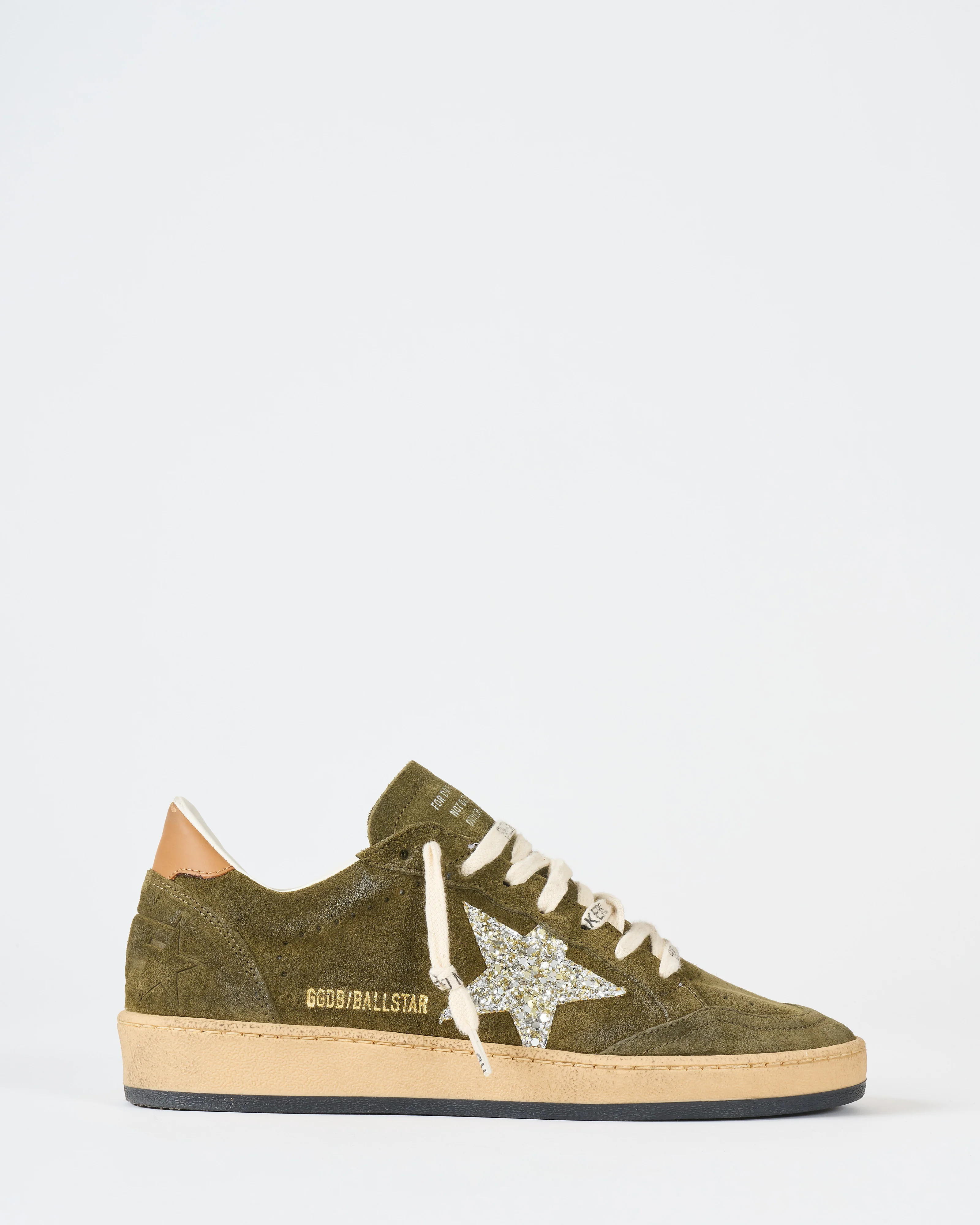 ball star suede upper toe and spur glitter star leather heel - Image 2