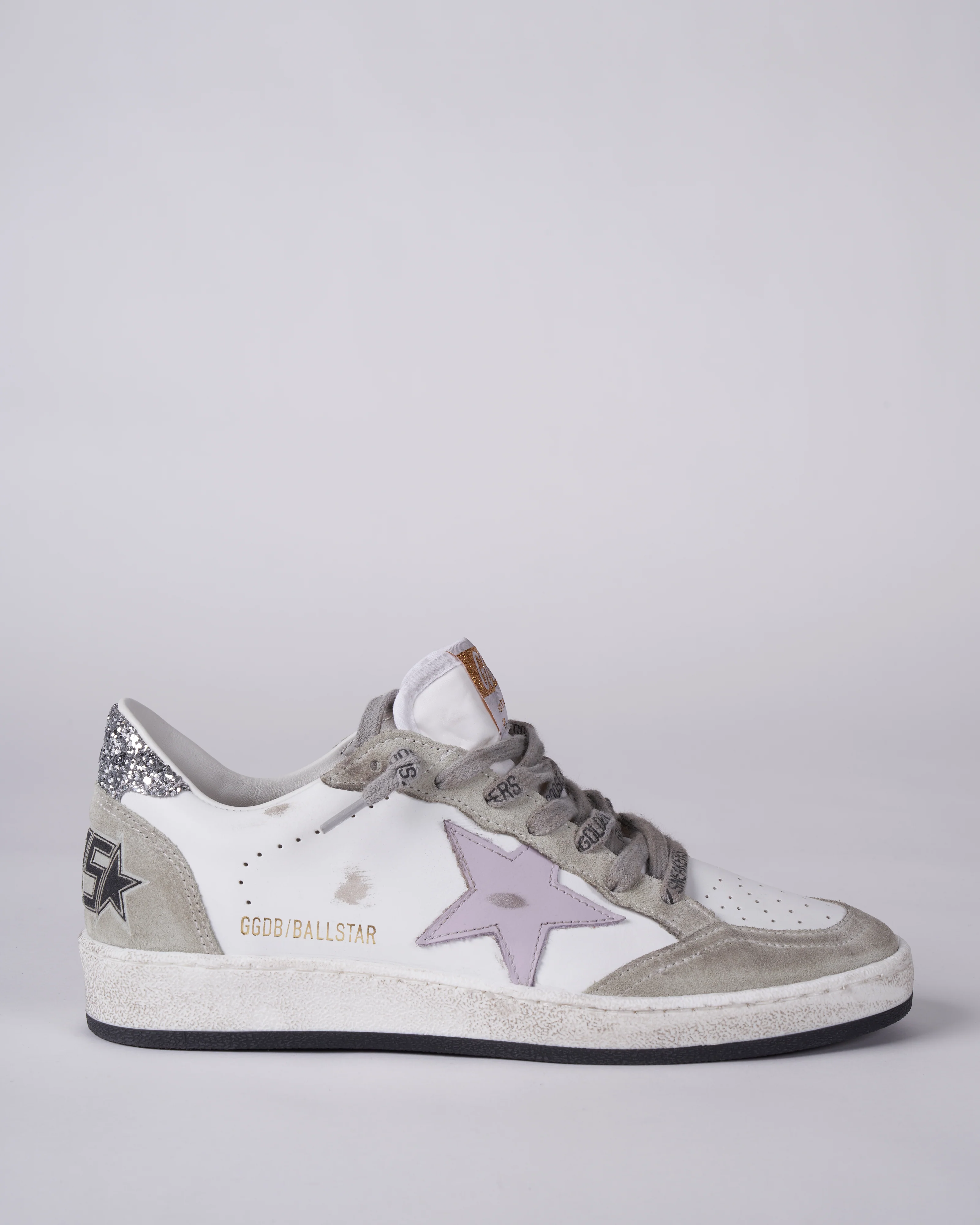 ballstar sneaker - white/lilac/oil green/silver - Image 2