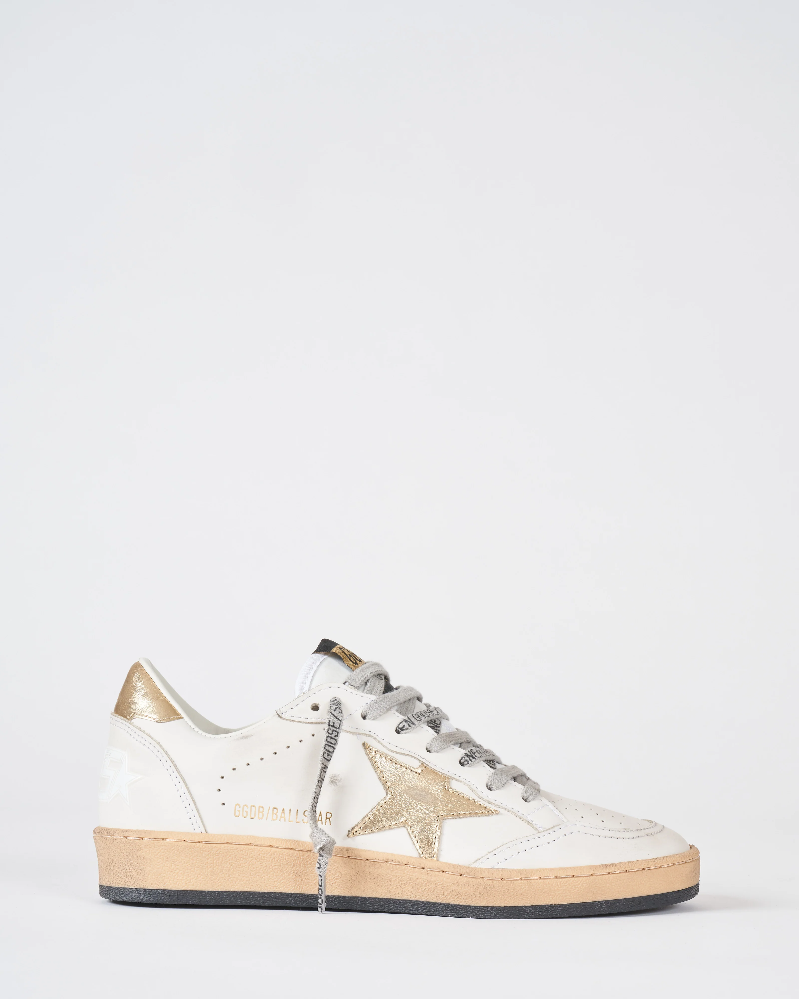 ball star leather upper laminated star and heel - milk/gold - Image 2
