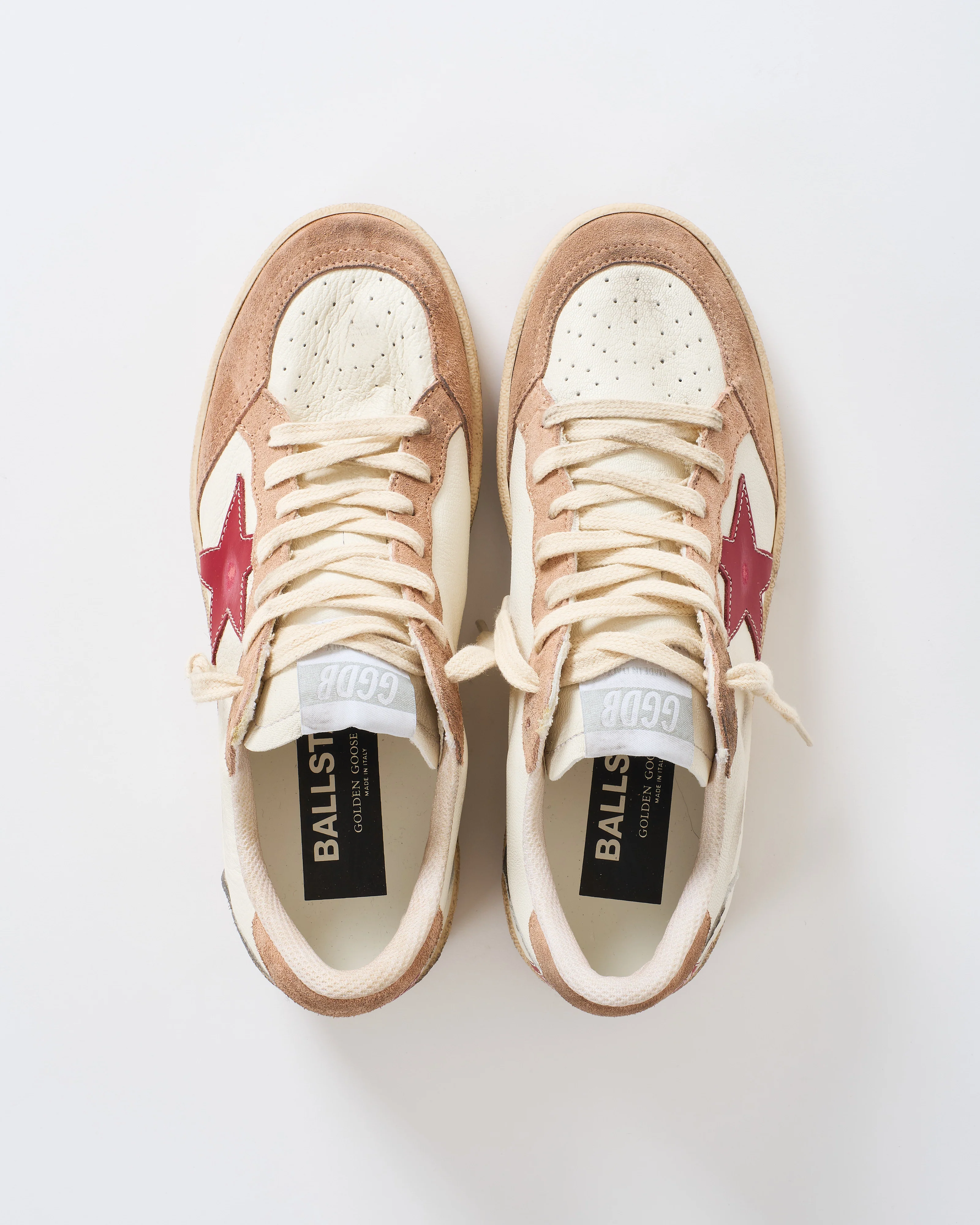 ballstar nappa upper spur suede toe and heel leather star - Image 4
