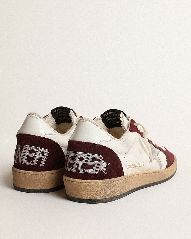 ballstar nappa with suede and 3d star - red wine/white - Image 5