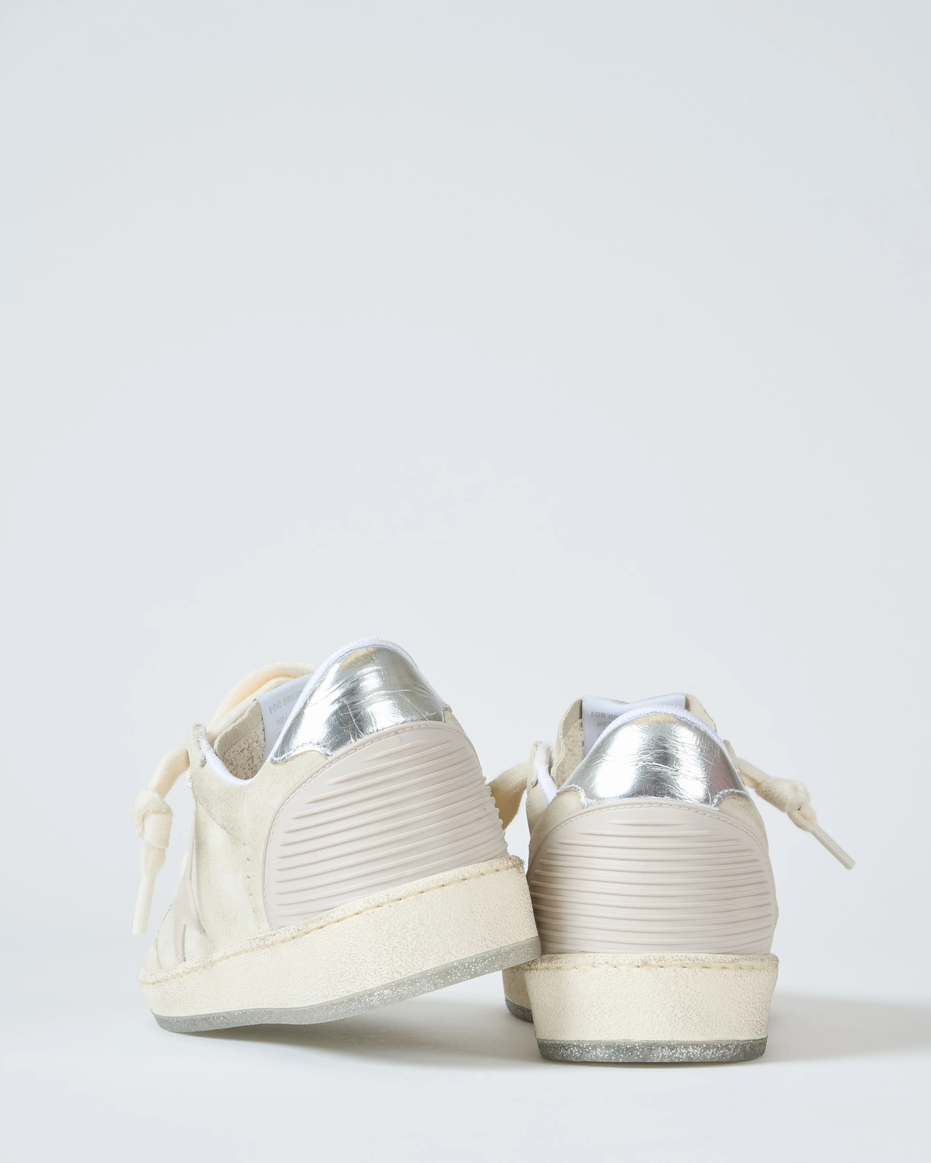 ballstar suede toe and tongue tpu spur and star laminated heel sneaker - Image 3