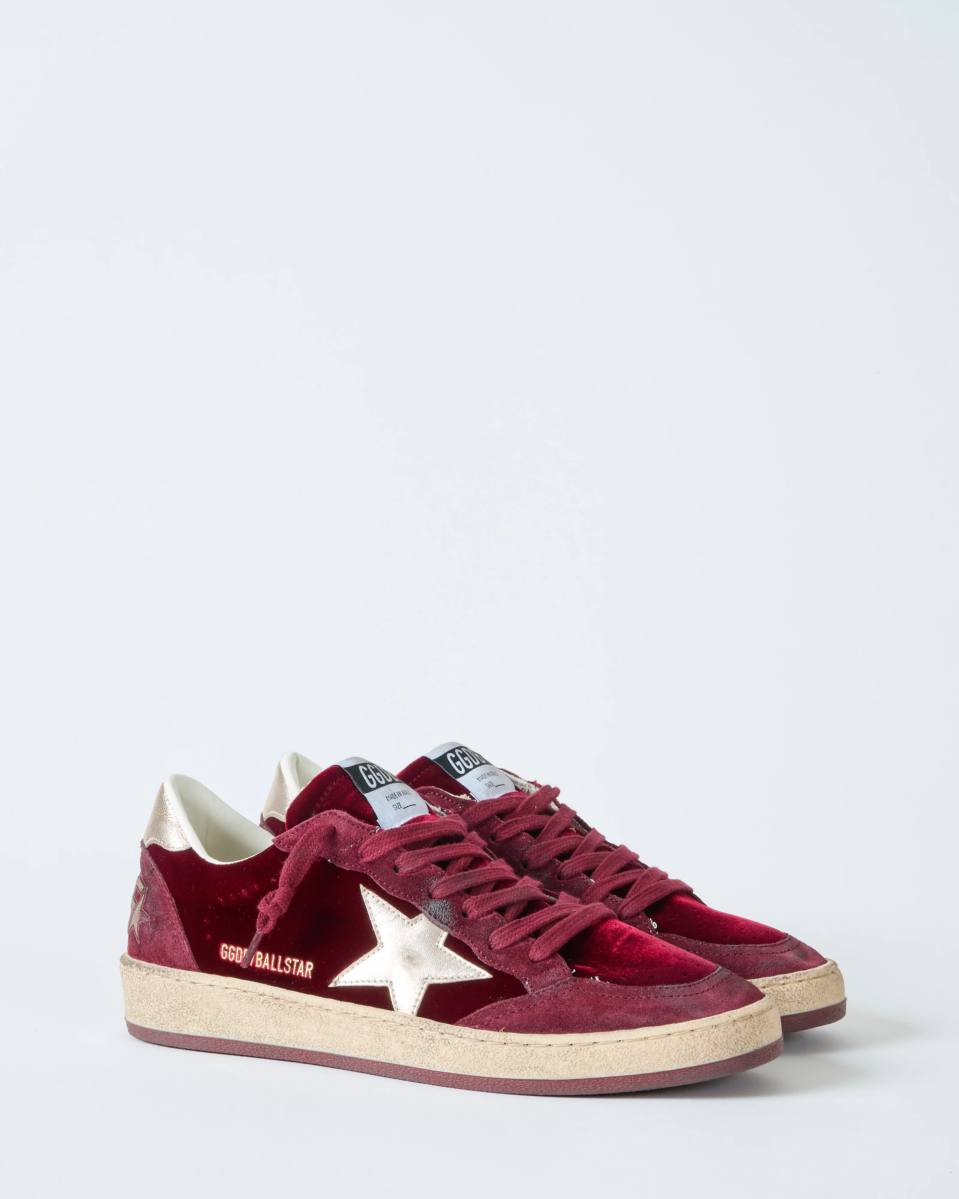 ballstar velvet upper suede toe and spur laminated star and heel - Image 3