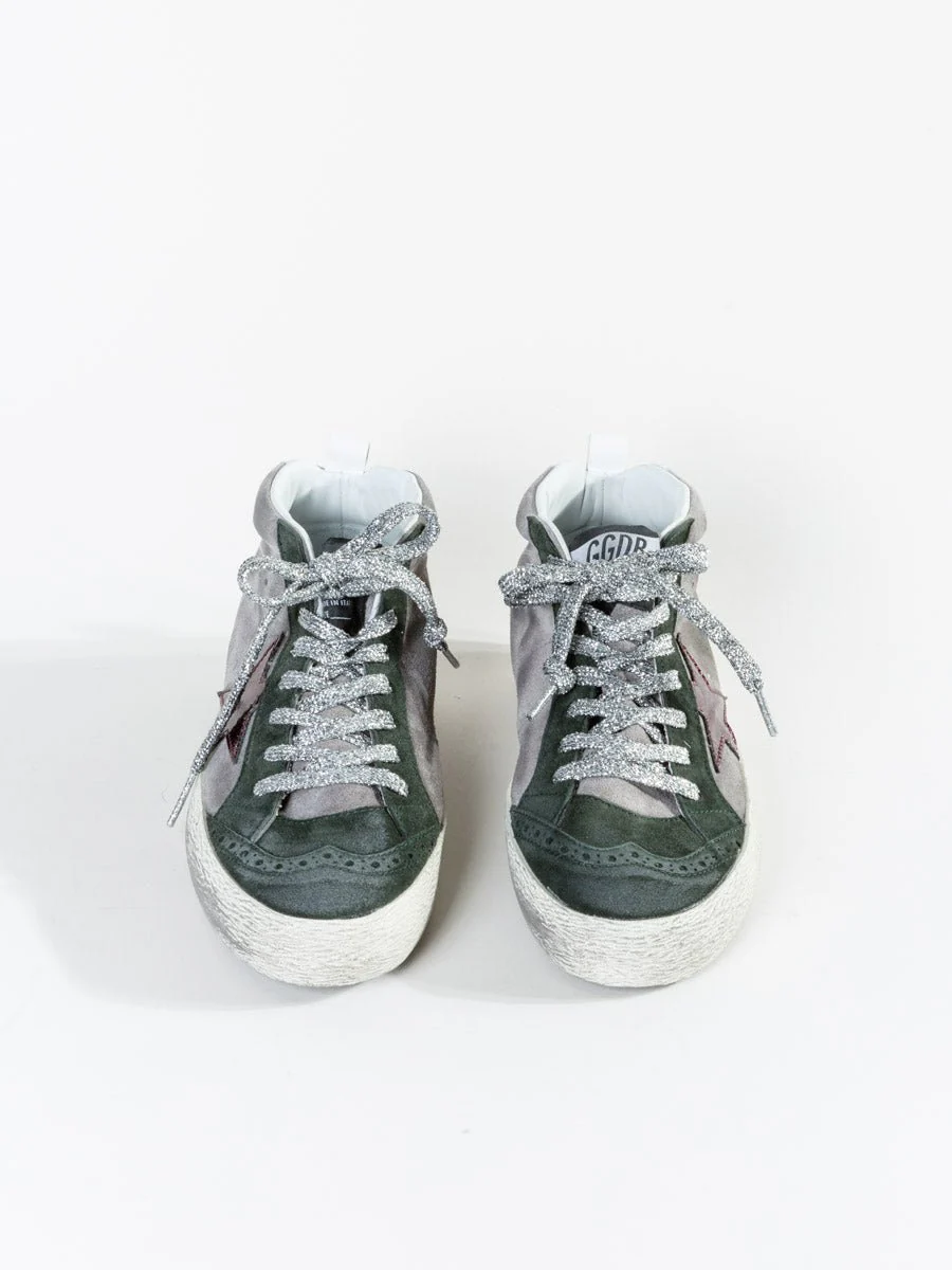 midstar sneaker - grey suede/bordeaux - Image 3