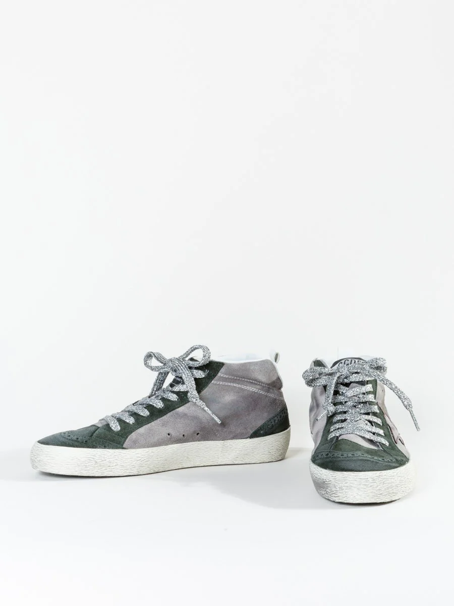 midstar sneaker - grey suede/bordeaux - Image 5