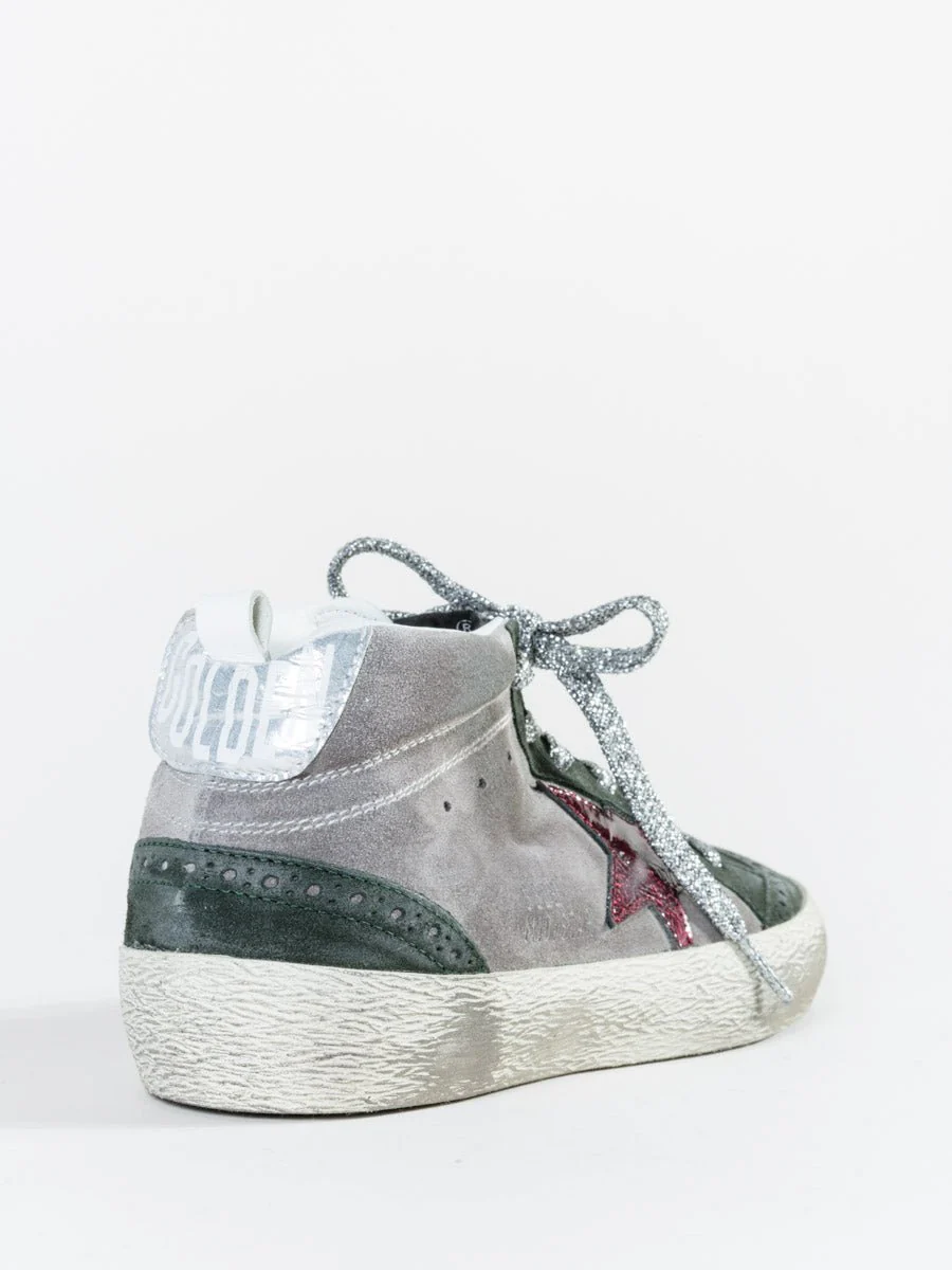 midstar sneaker - grey suede/bordeaux - Image 6