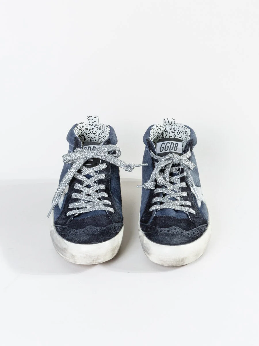 midstar sneaker - indigo suede/silver - Image 3