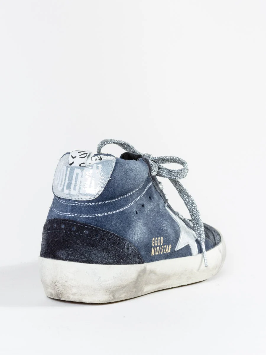 midstar sneaker - indigo suede/silver - Image 6