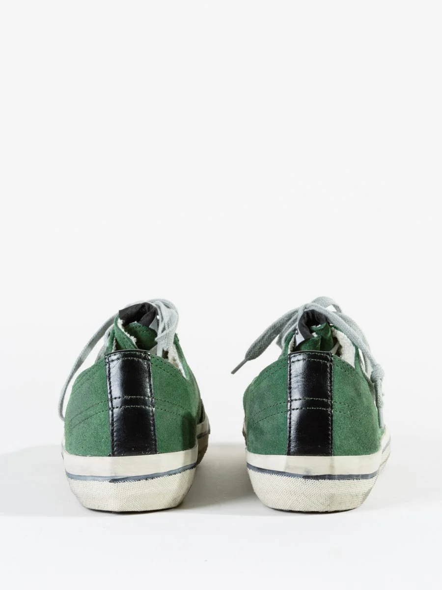 v-star sneaker - green silver star - Image 4