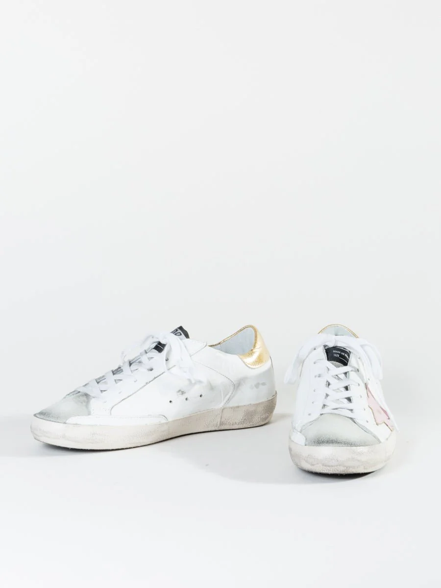 superstar sneaker - white gold/pink - Image 5