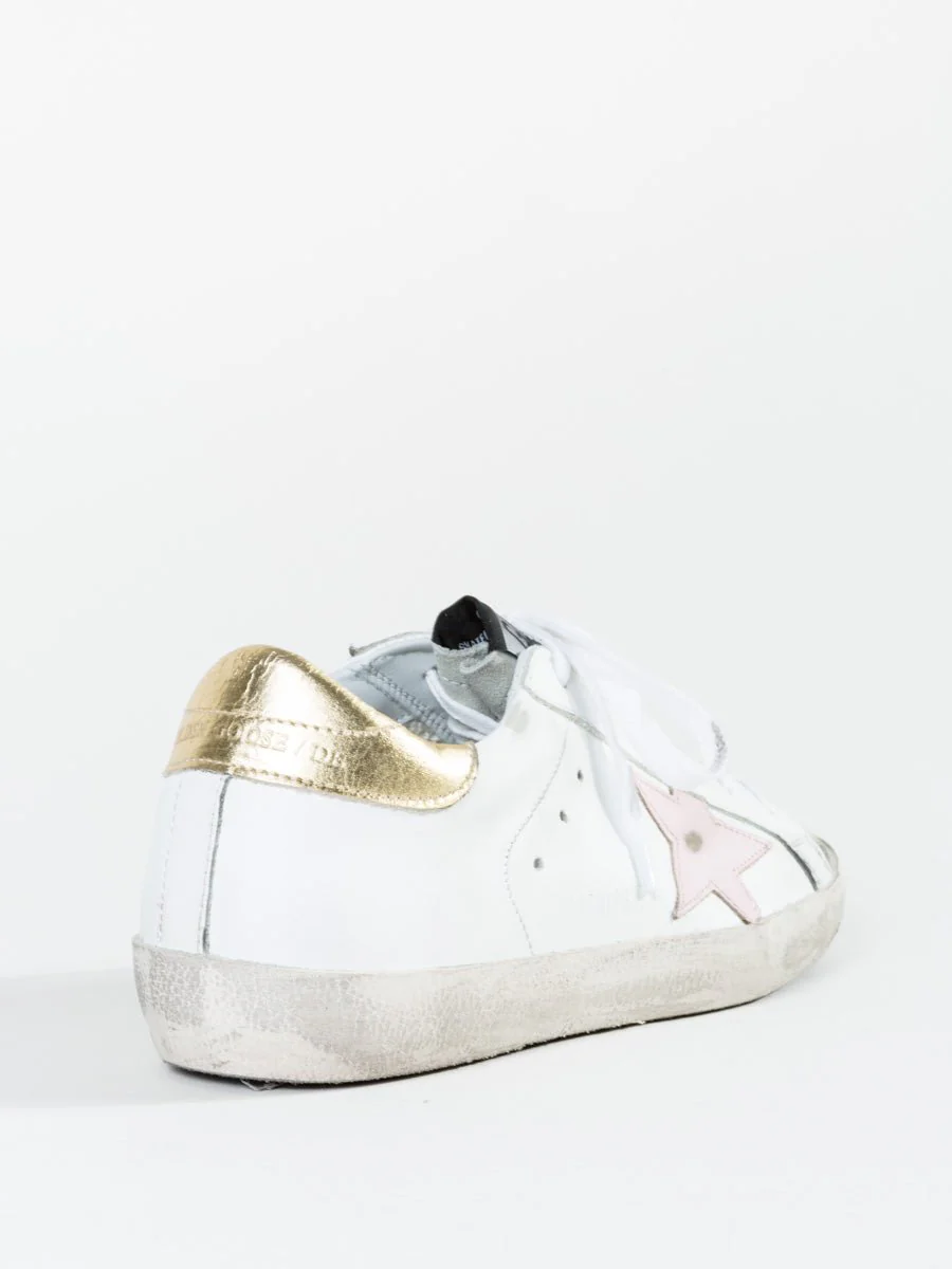 superstar sneaker - white gold/pink - Image 6