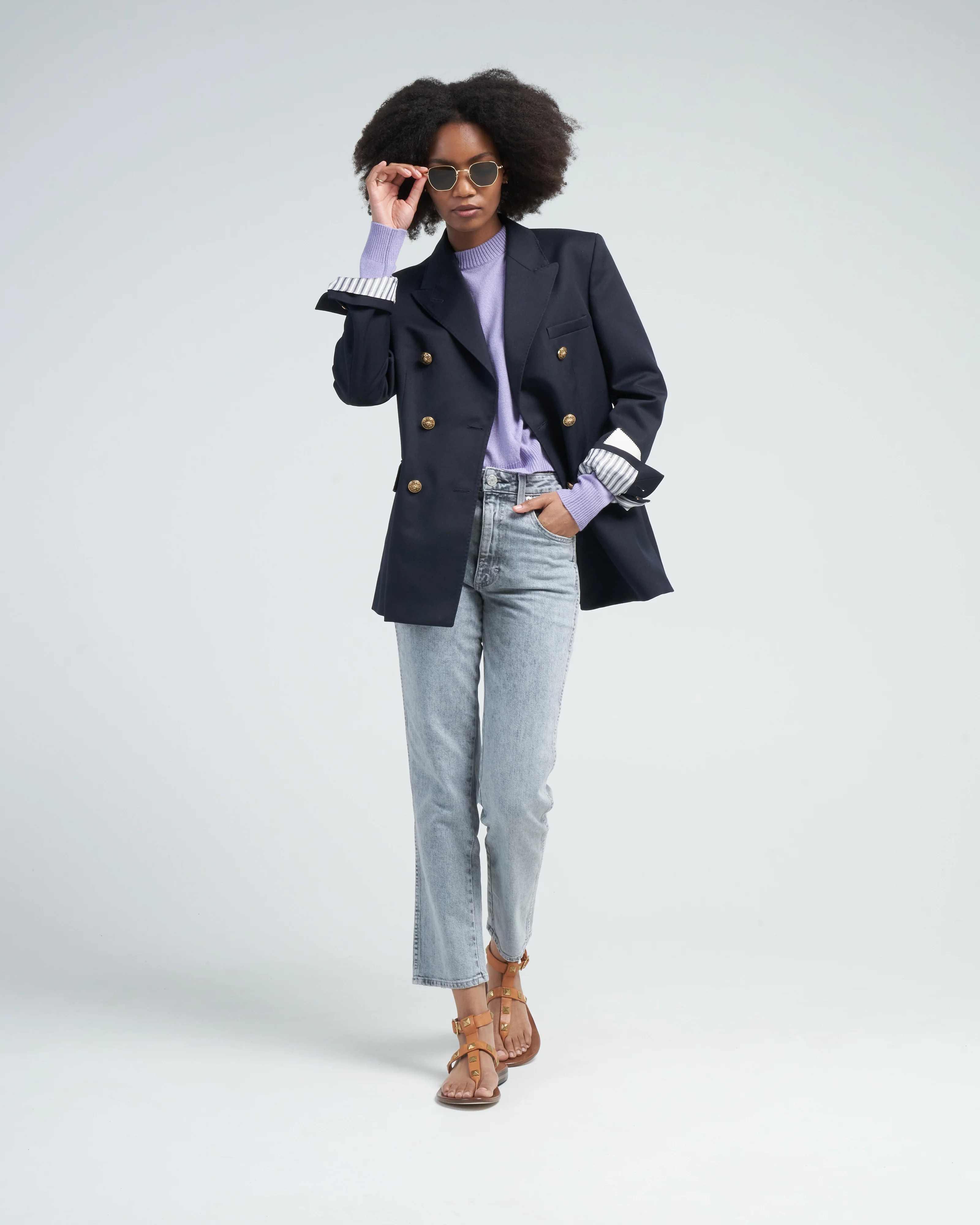 double-breasted blazer - Image 2