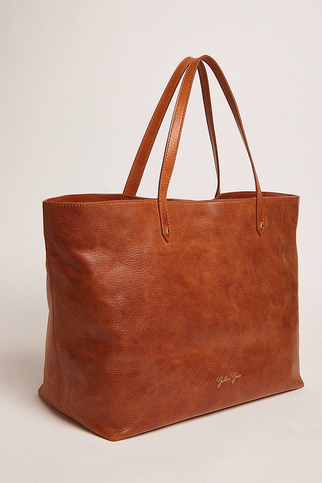 golden pasadena bag smooth shiny calfskin leather - tan - Image 2