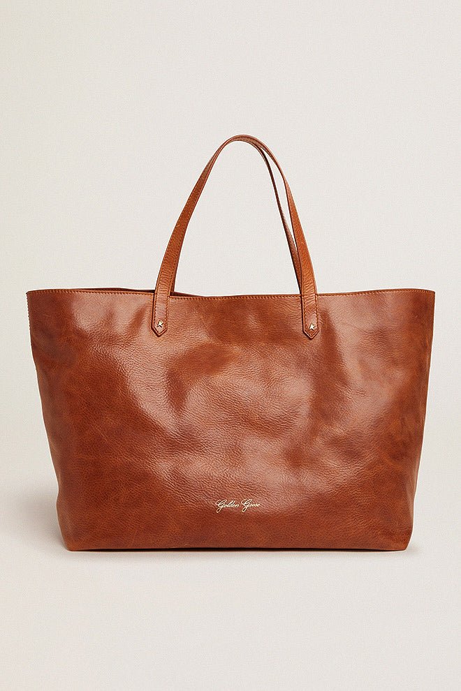 golden pasadena bag smooth shiny calfskin leather - tan - Image 3