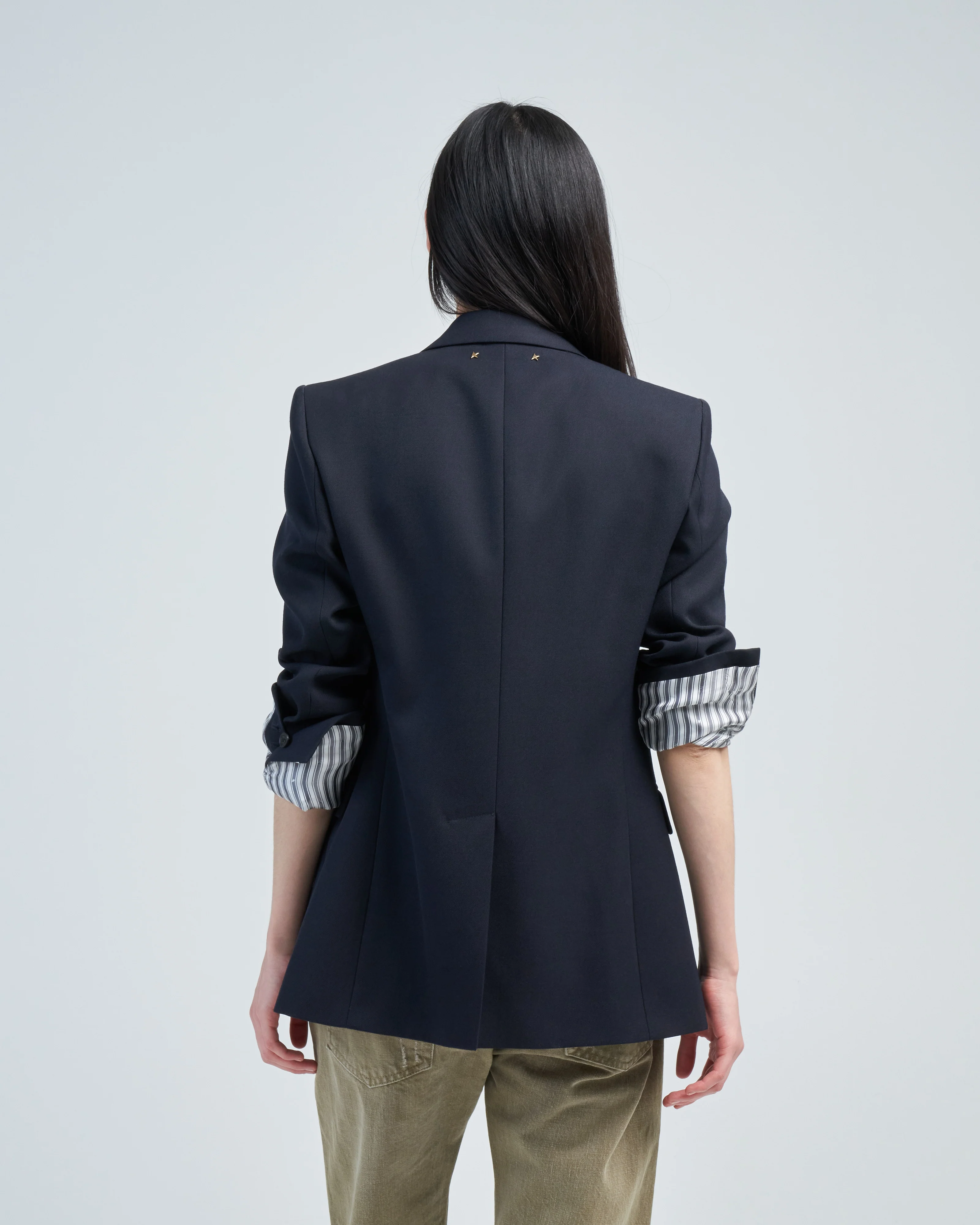 jacket single breasted compact wool gabardine - Image 4