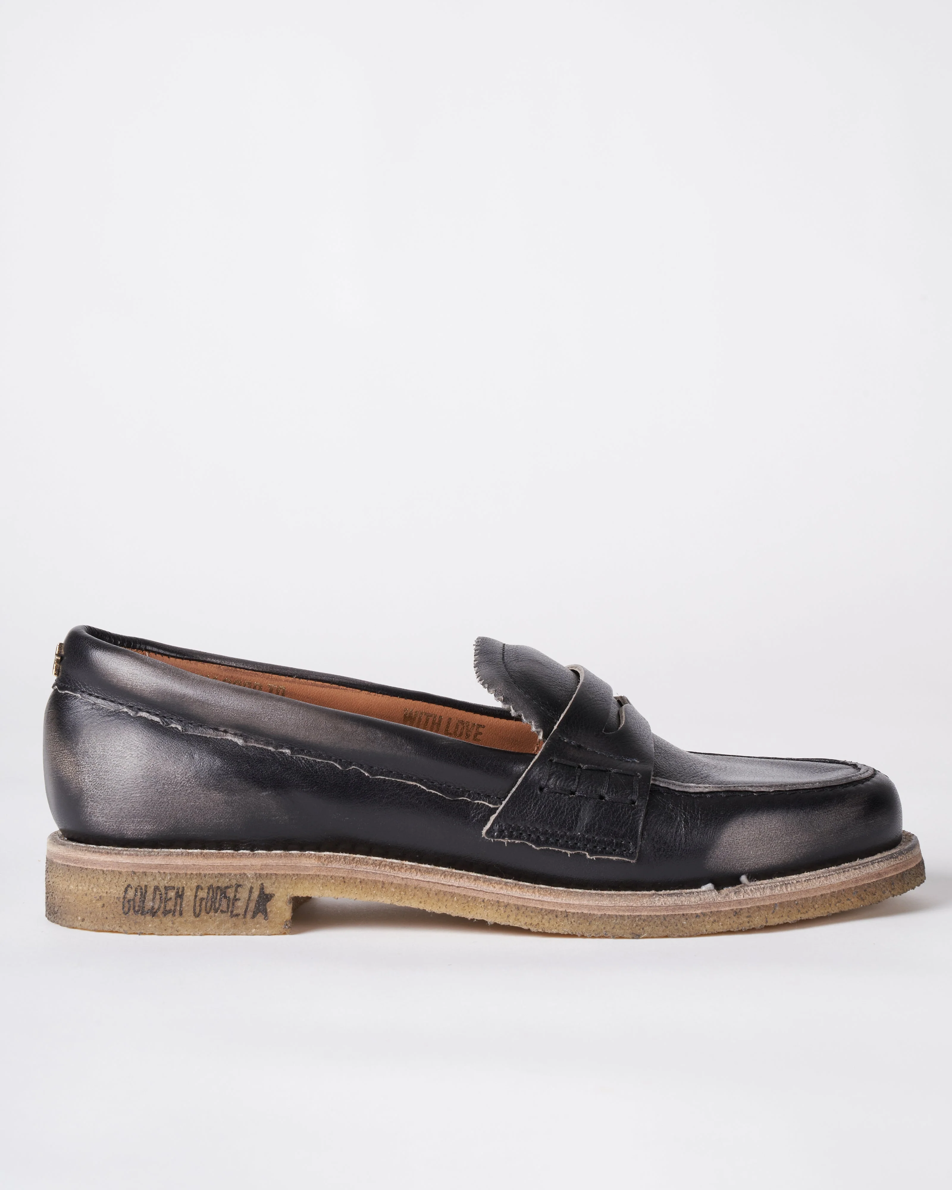 jerry mocassino leather upper - black - Image 3