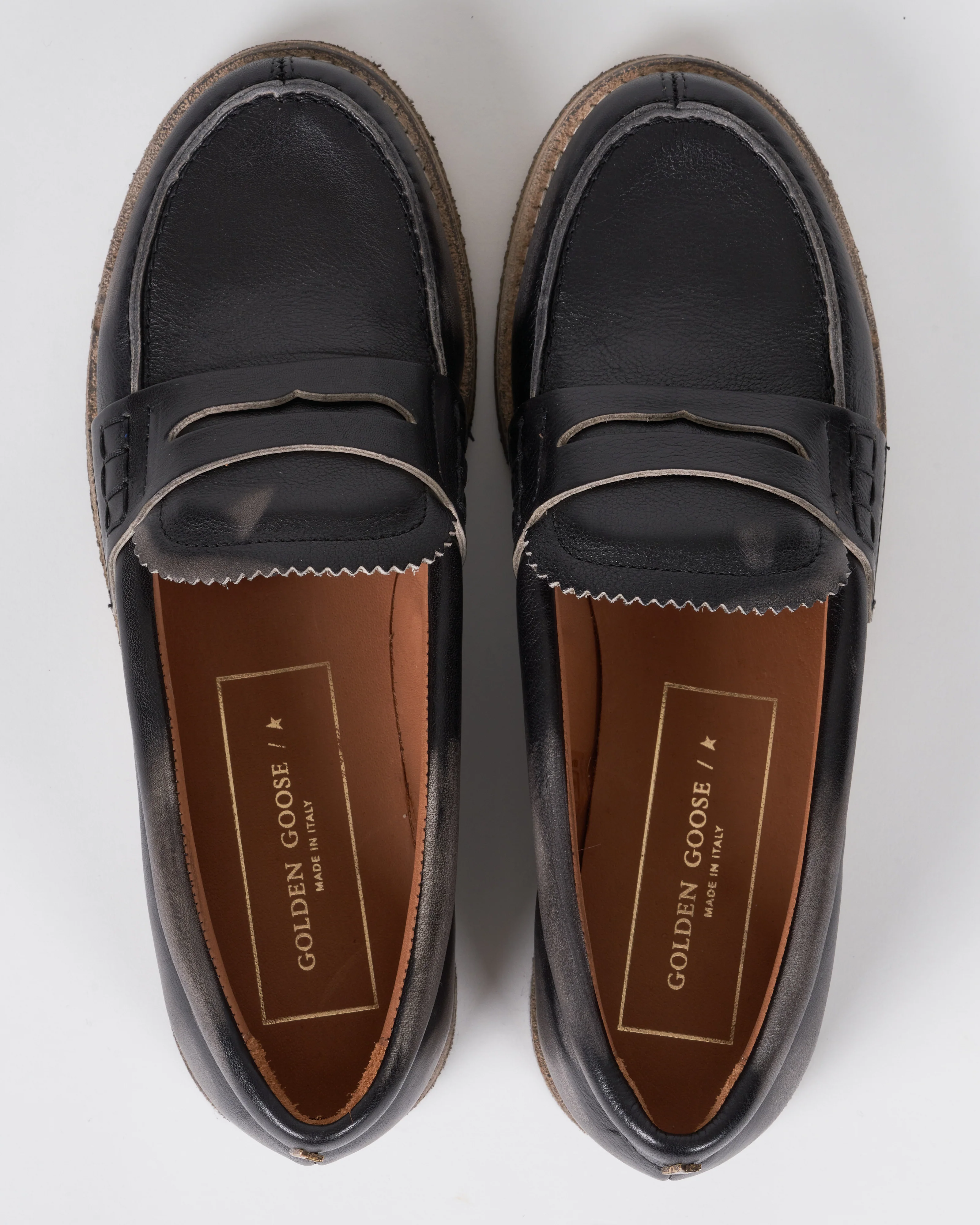 jerry mocassino leather upper - black - Image 4