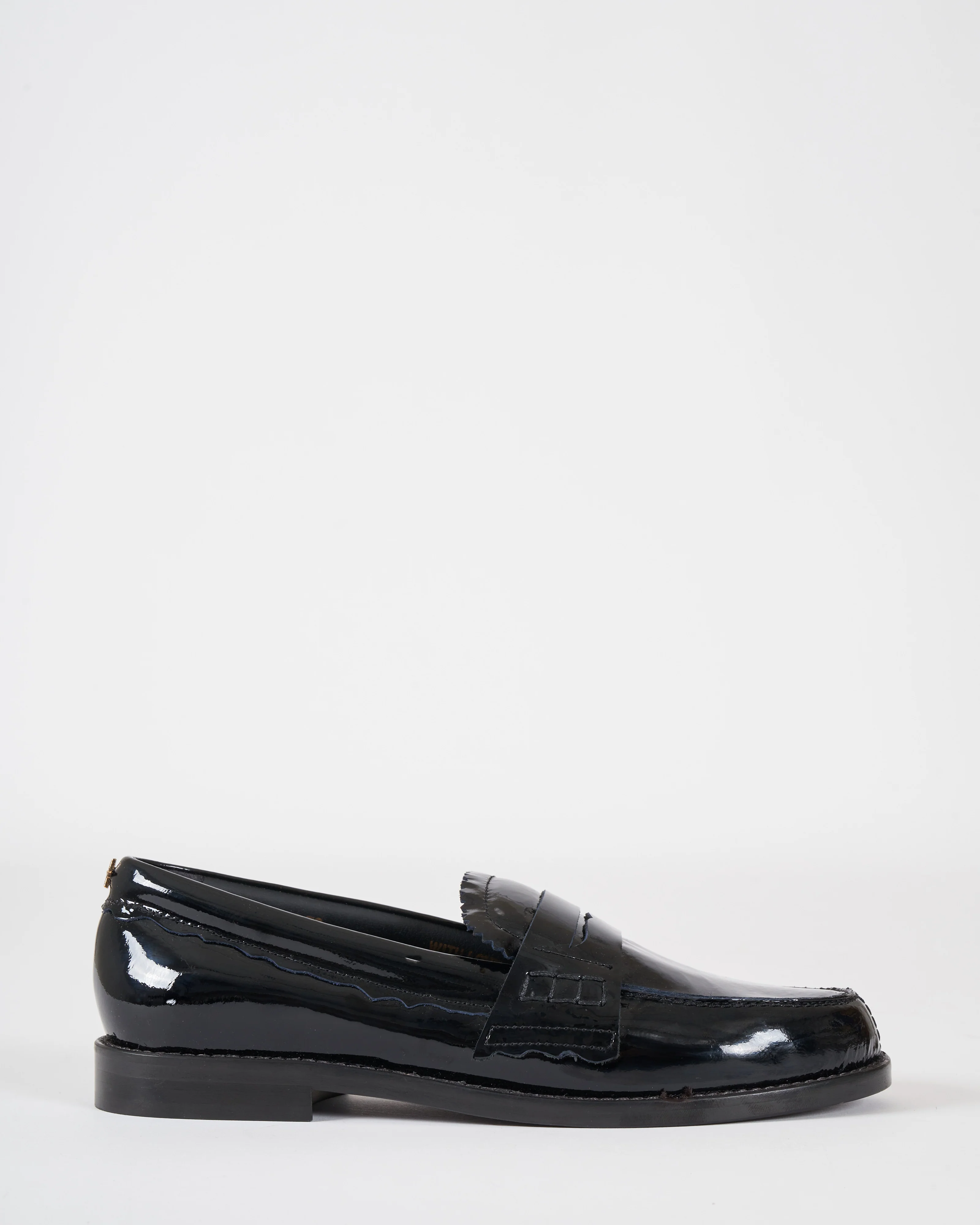 jerry mocassino patent upper - black - Image 2