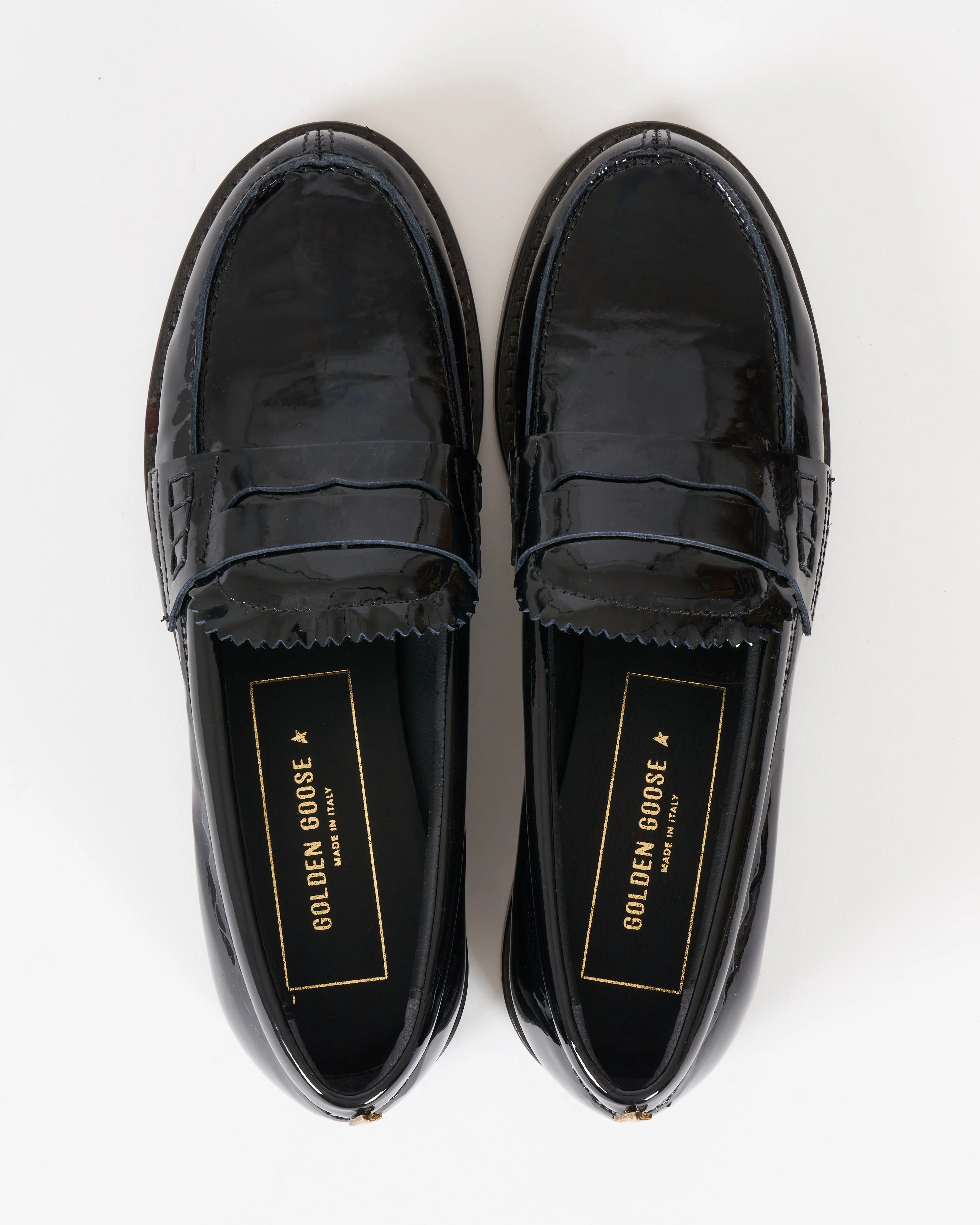 jerry mocassino patent upper - black - Image 3