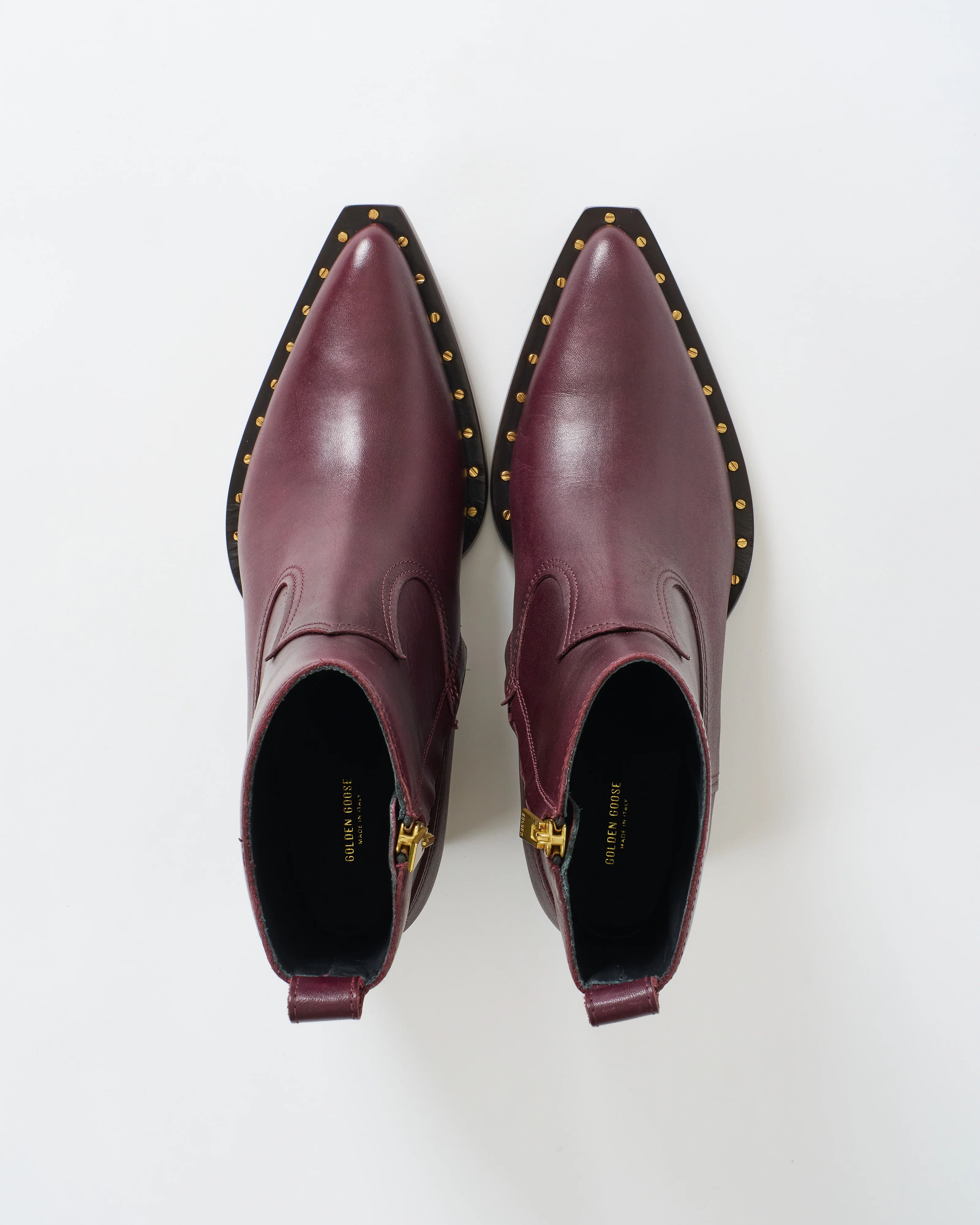 leather upper with studs foxing - Image 4