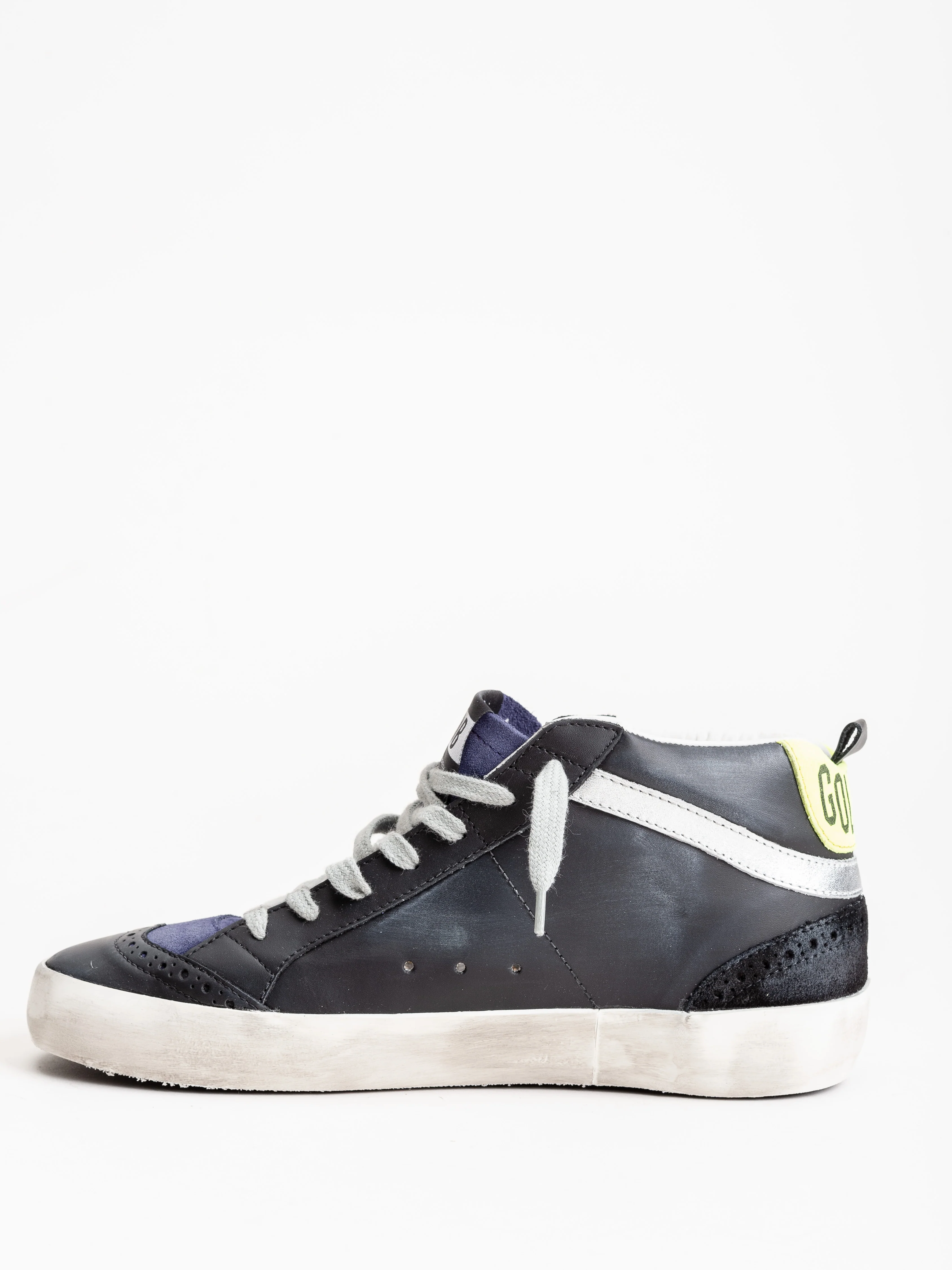 mid-star sneaker - black leather - Image 2