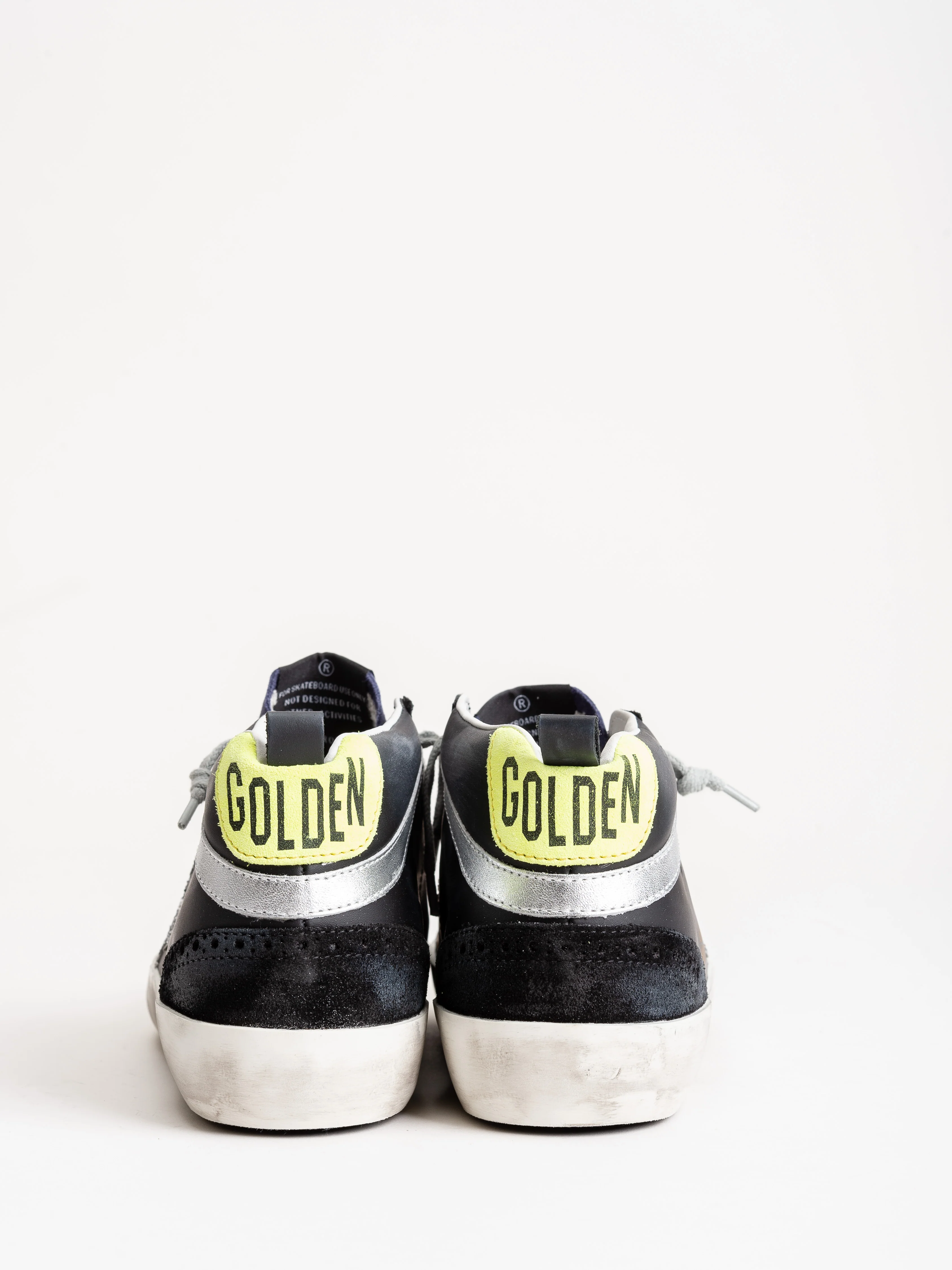 mid-star sneaker - black leather - Image 5