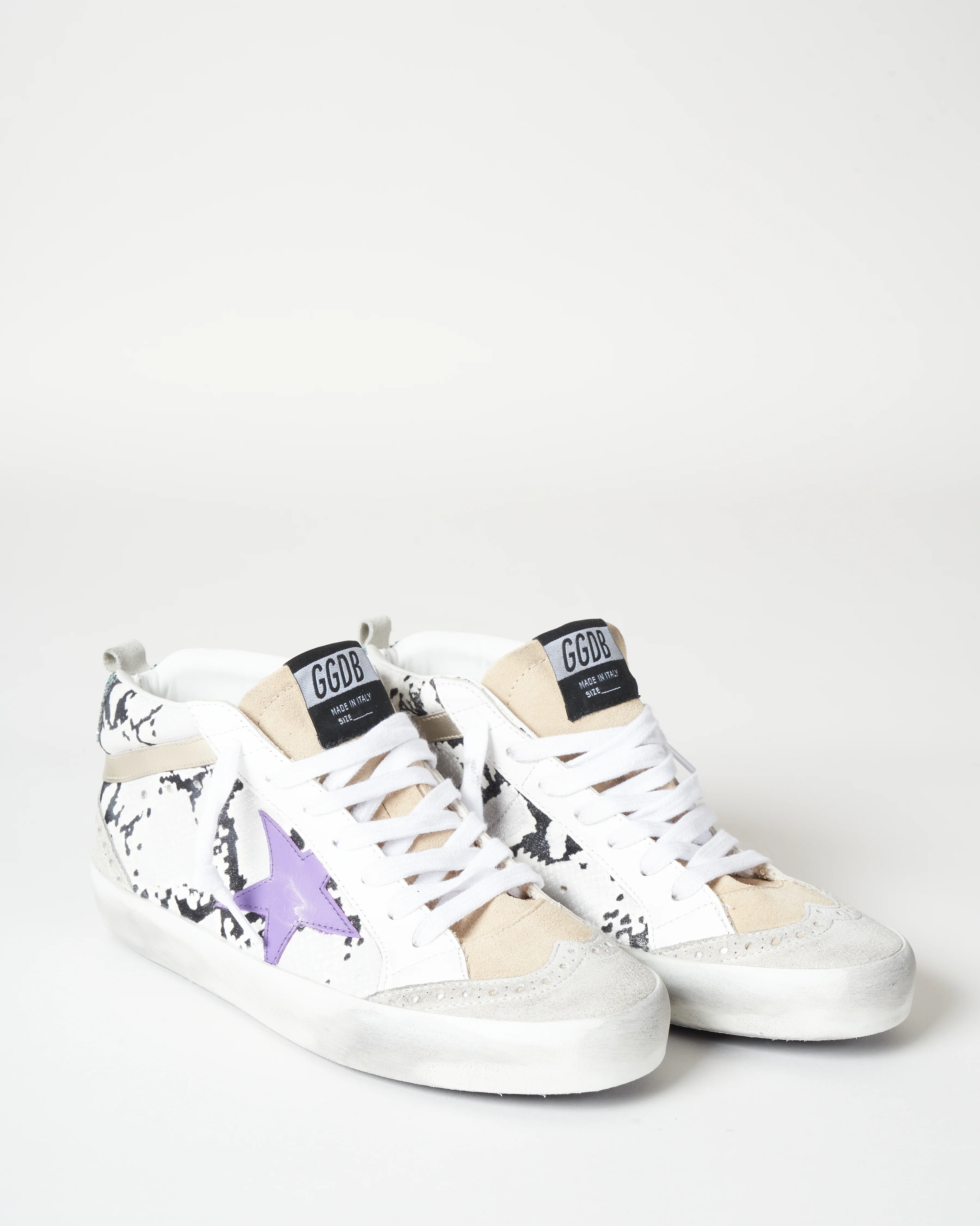 mid star sneaker - grey python/platinum - Image 3