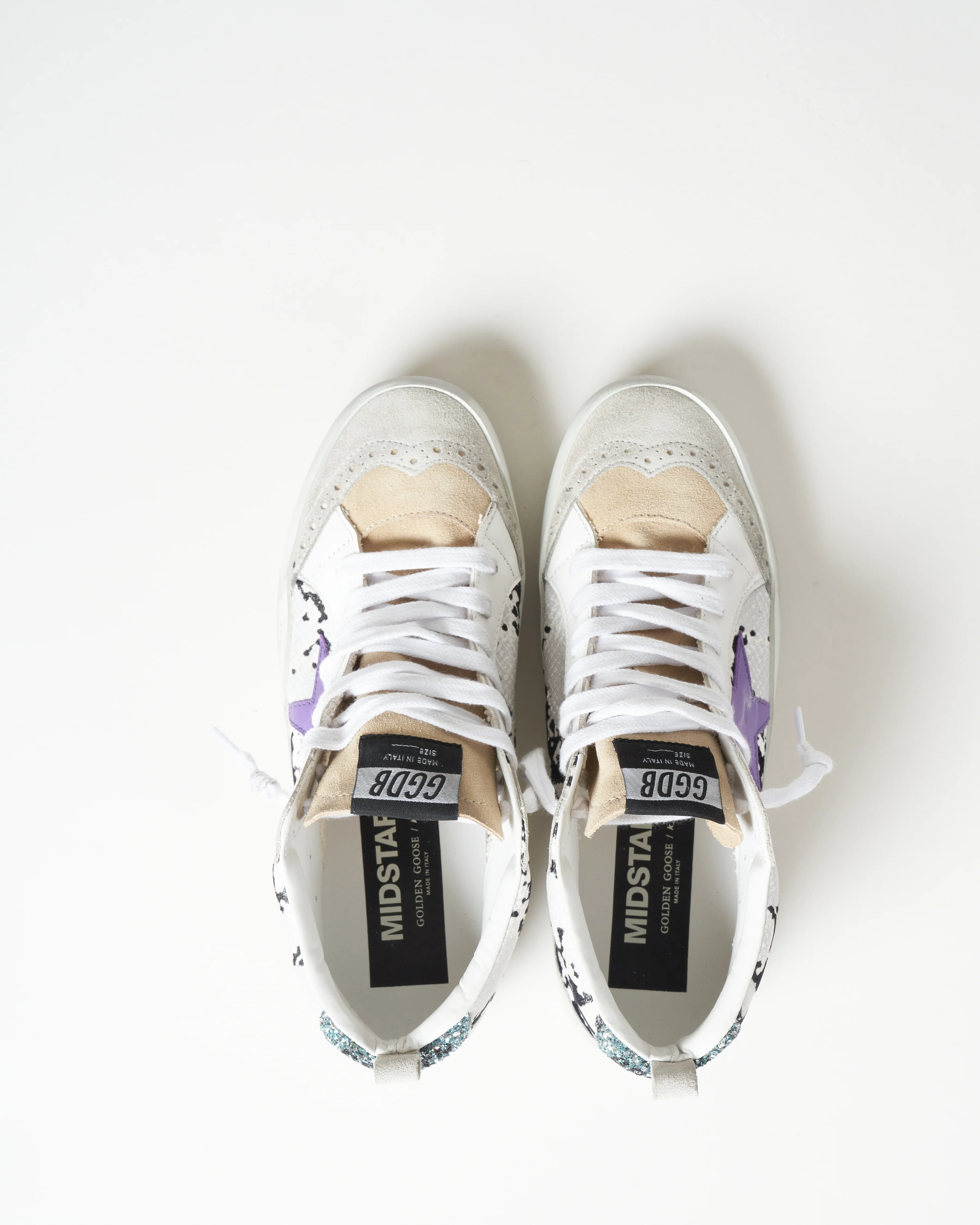 mid star sneaker - grey python/platinum - Image 4