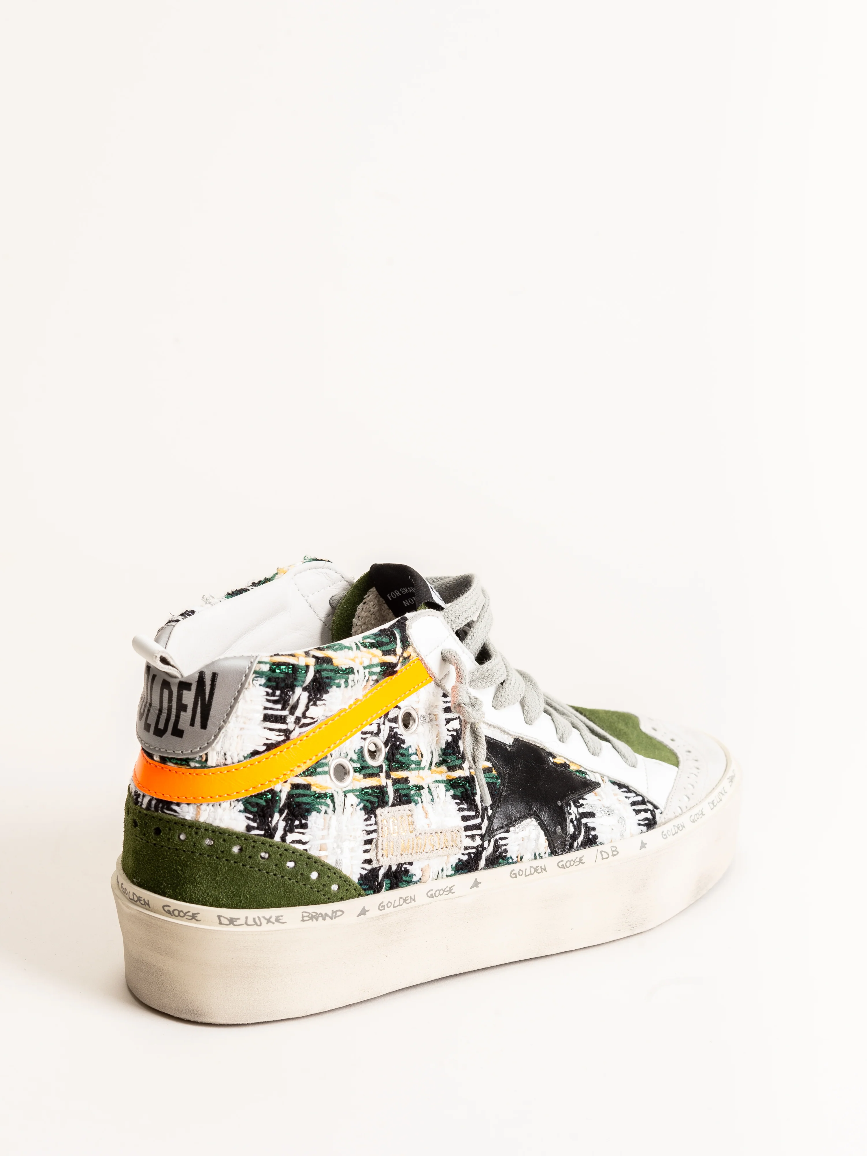 mid star platform sneaker - green boucle - Image 3