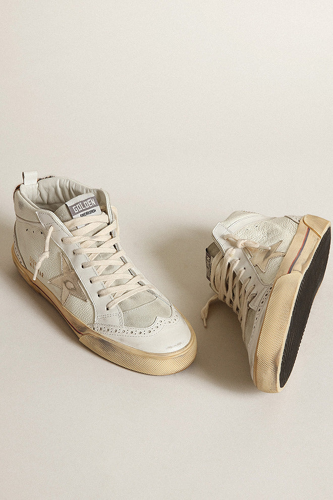 mid star laminated star horsy heel - cream/ice/white/platinum/beige brown leo - Image 2