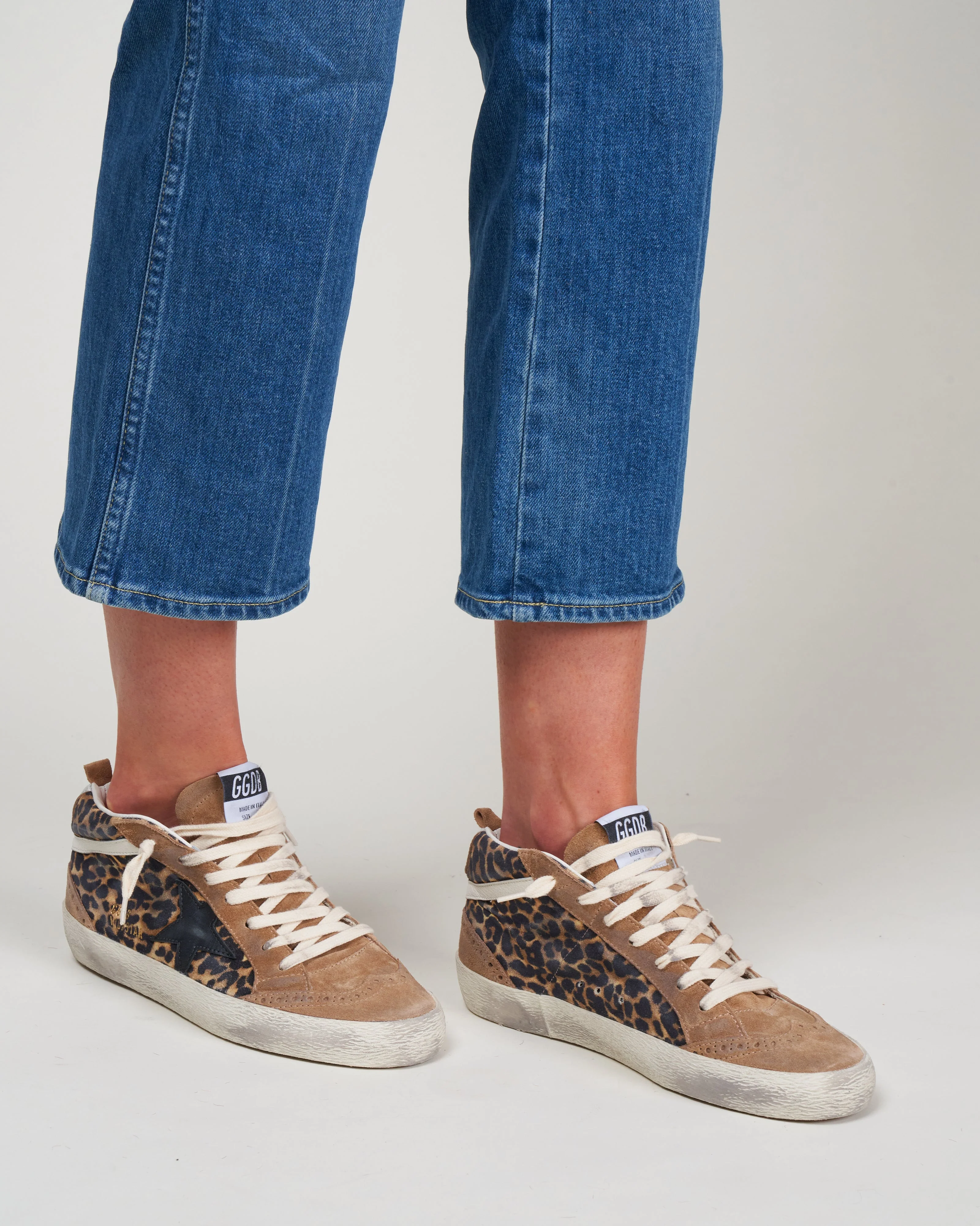 mid star leo golden star printed suede - beige brown leo/tobacco/black/white/silver - Image 2