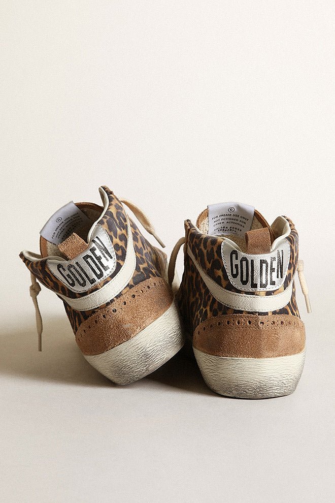 mid star leo golden star printed suede - beige brown leo/tobacco/black/white/silver - Image 5