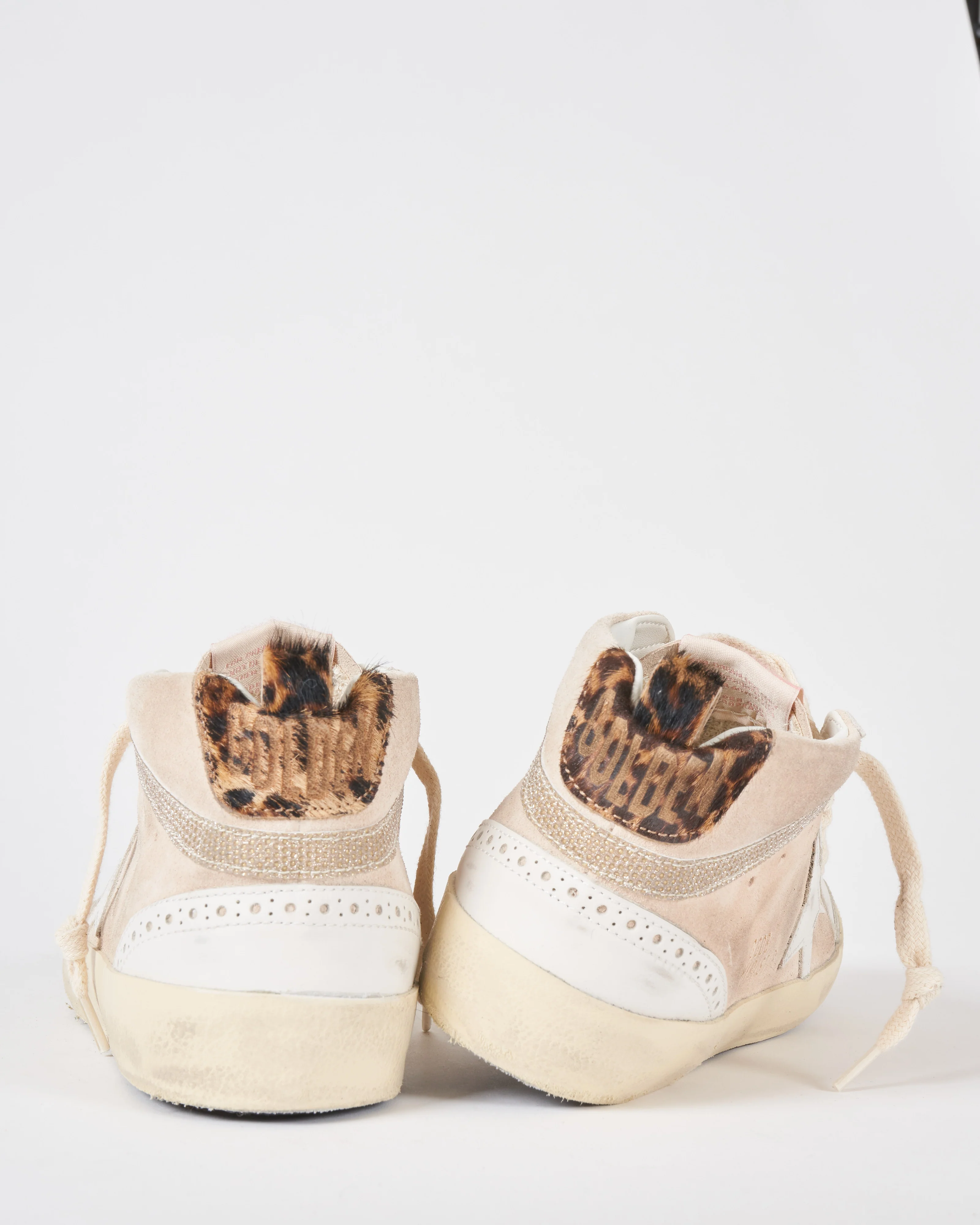 mid star suede fabric wave leo printed heel - Image 4