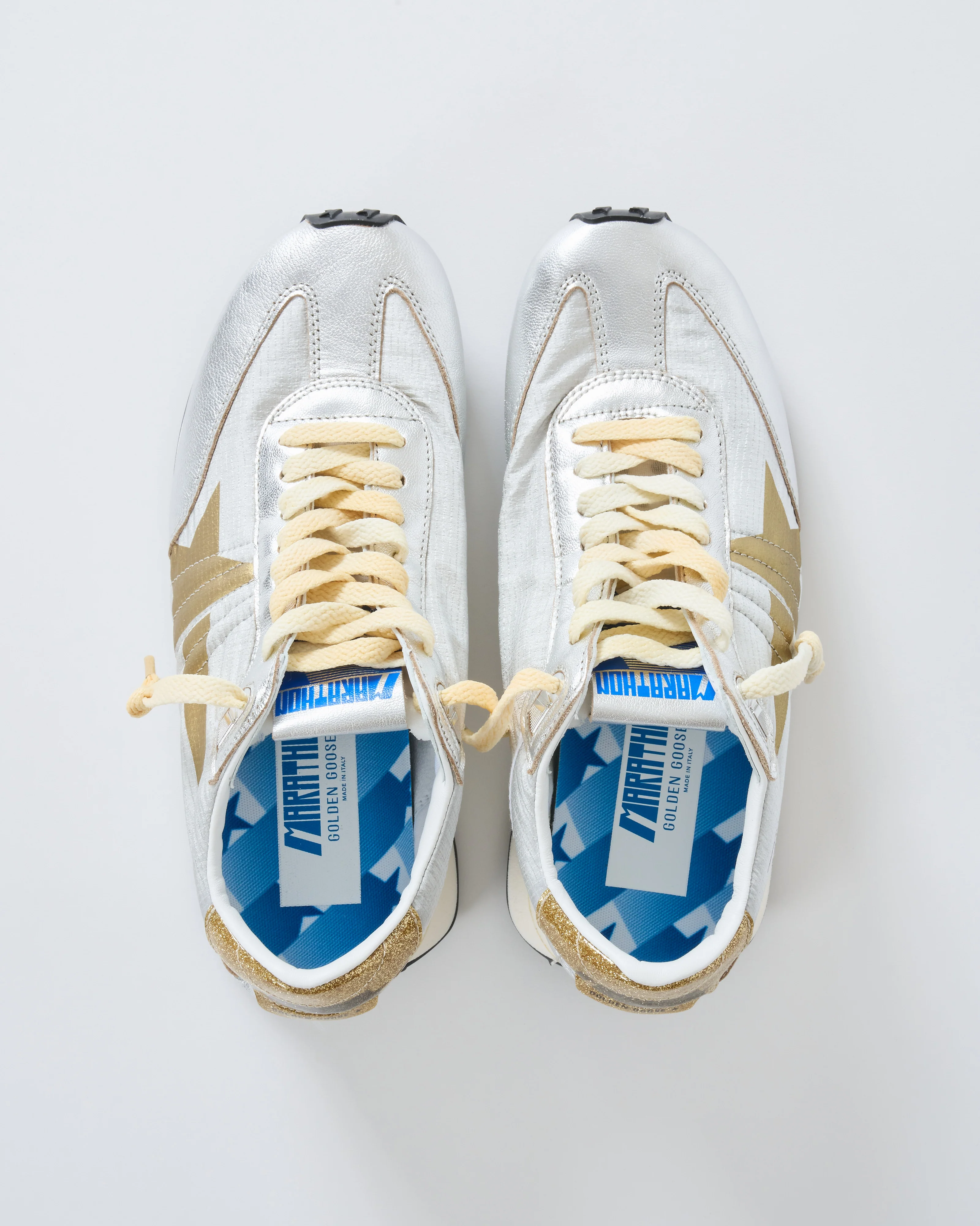 running marathon printed star glitter heel - Image 2