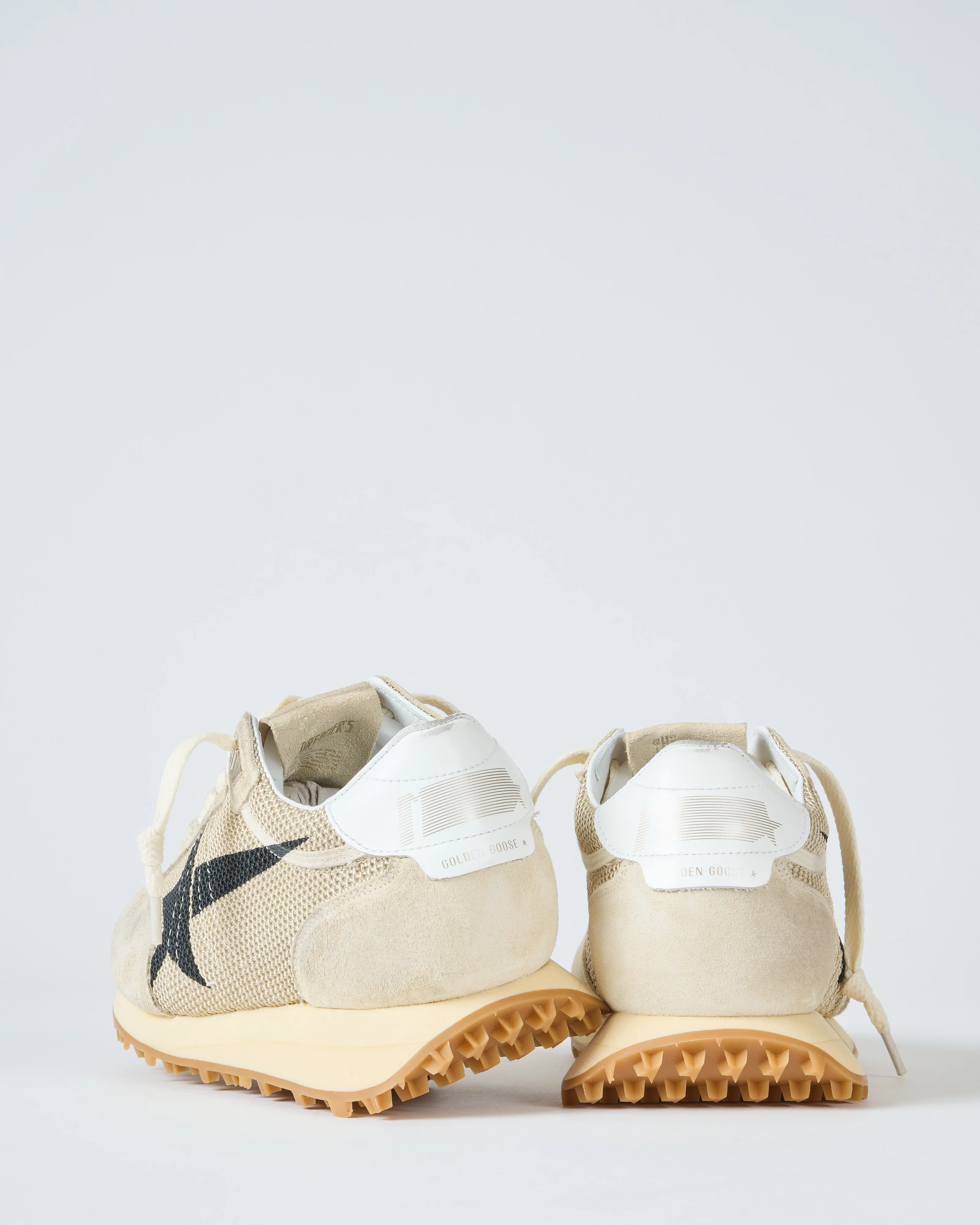 running marathon suede toe leather heel sneaker - Image 3