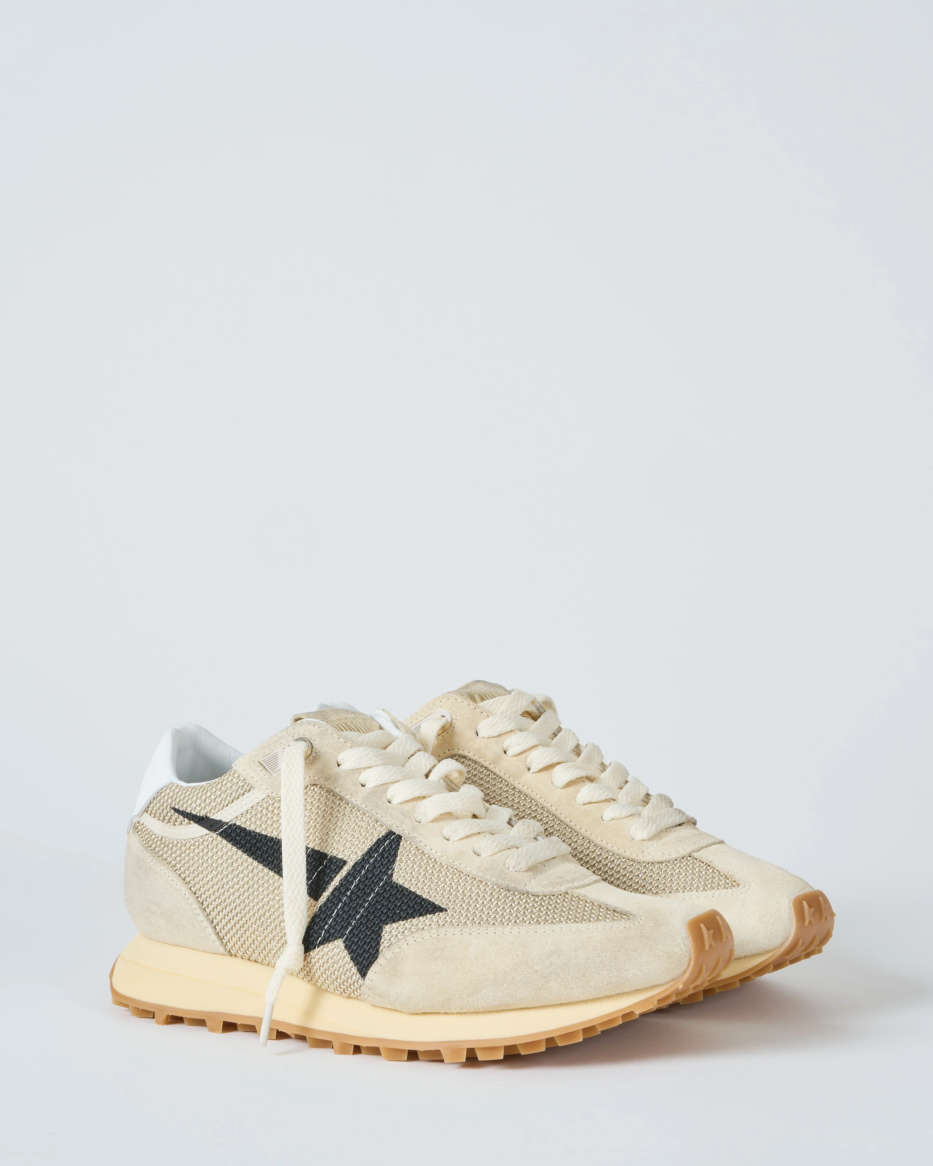 running marathon suede toe leather heel sneaker - Image 4