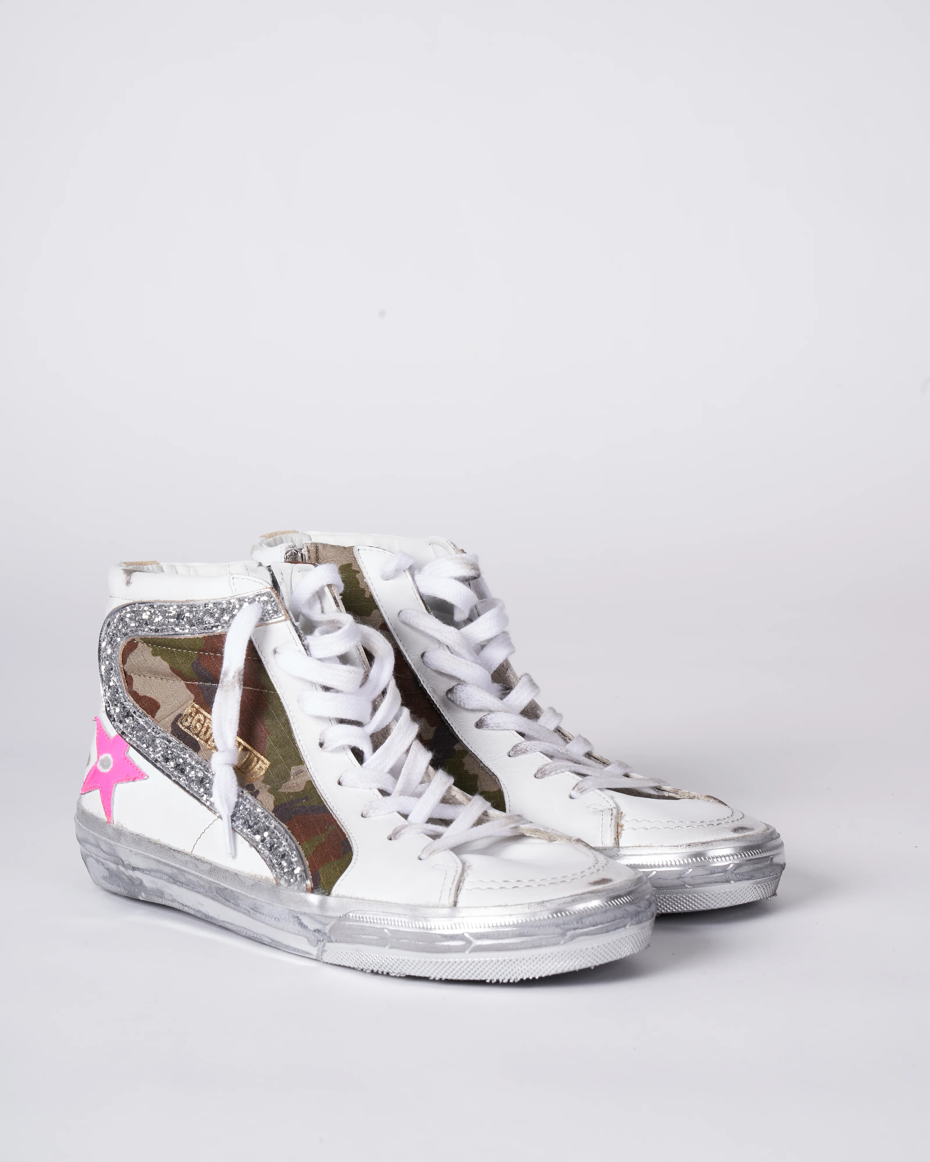 slide leather and canvas upper - Image 2