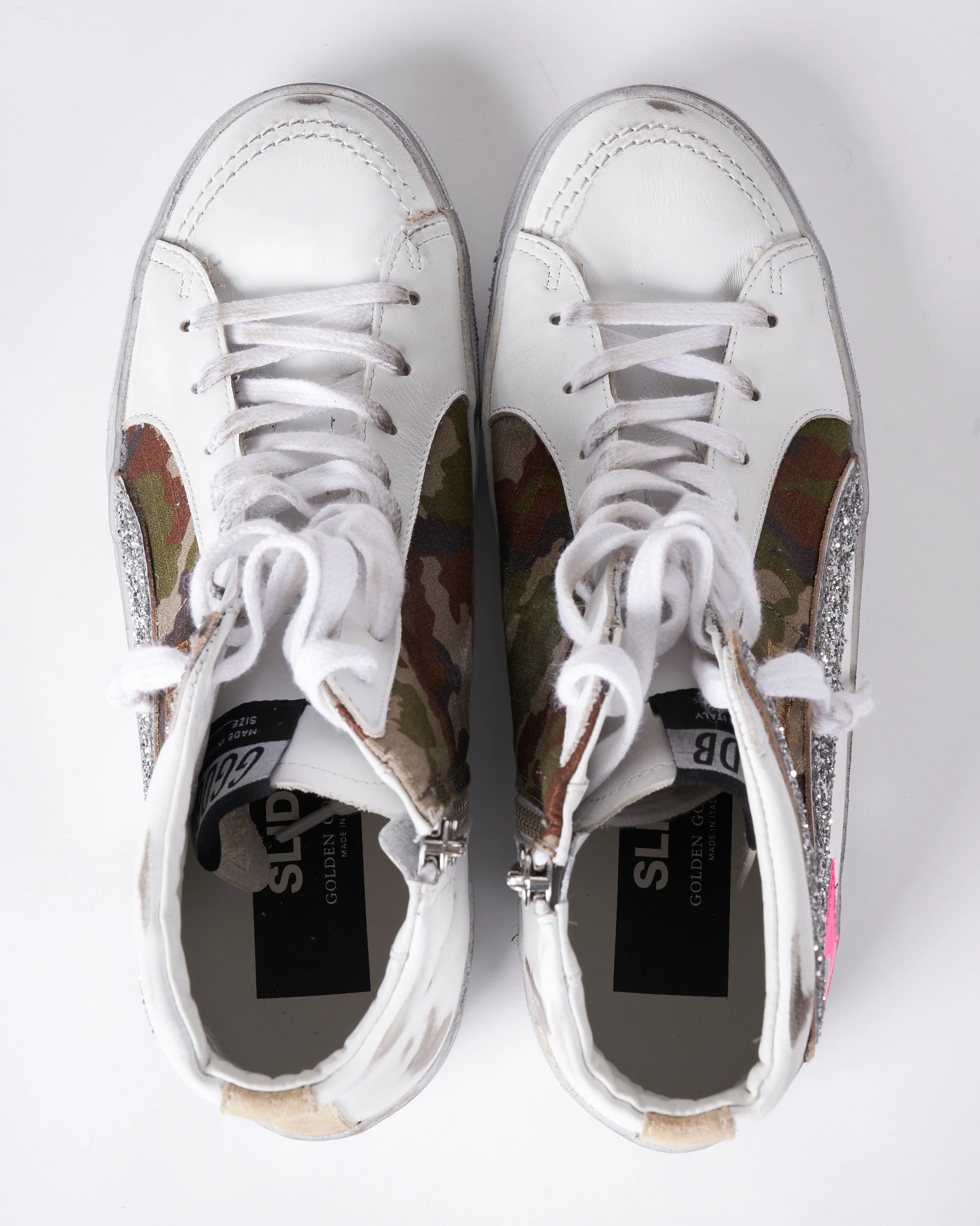 slide leather and canvas upper - Image 3