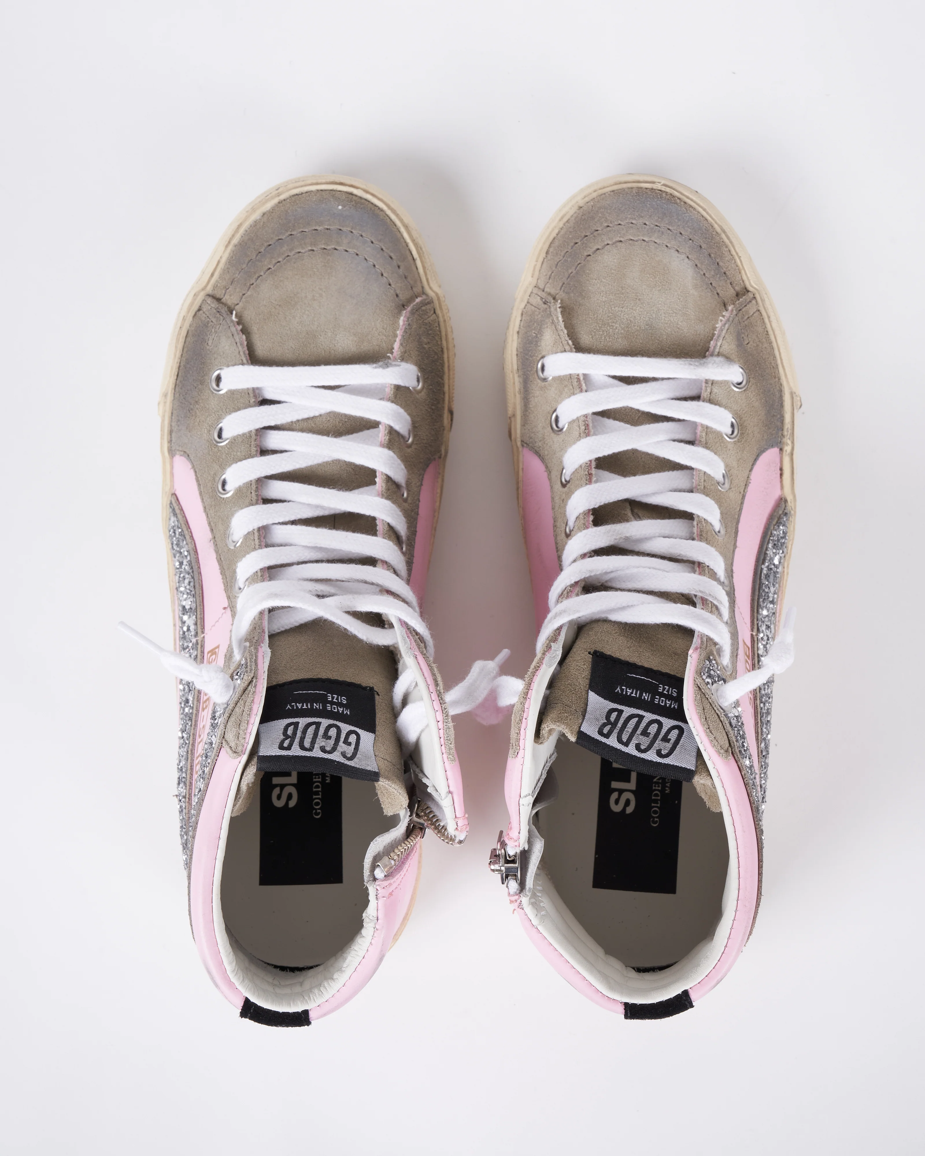 slide sneaker - orchid pink/taupe/white/black/silver - Image 3