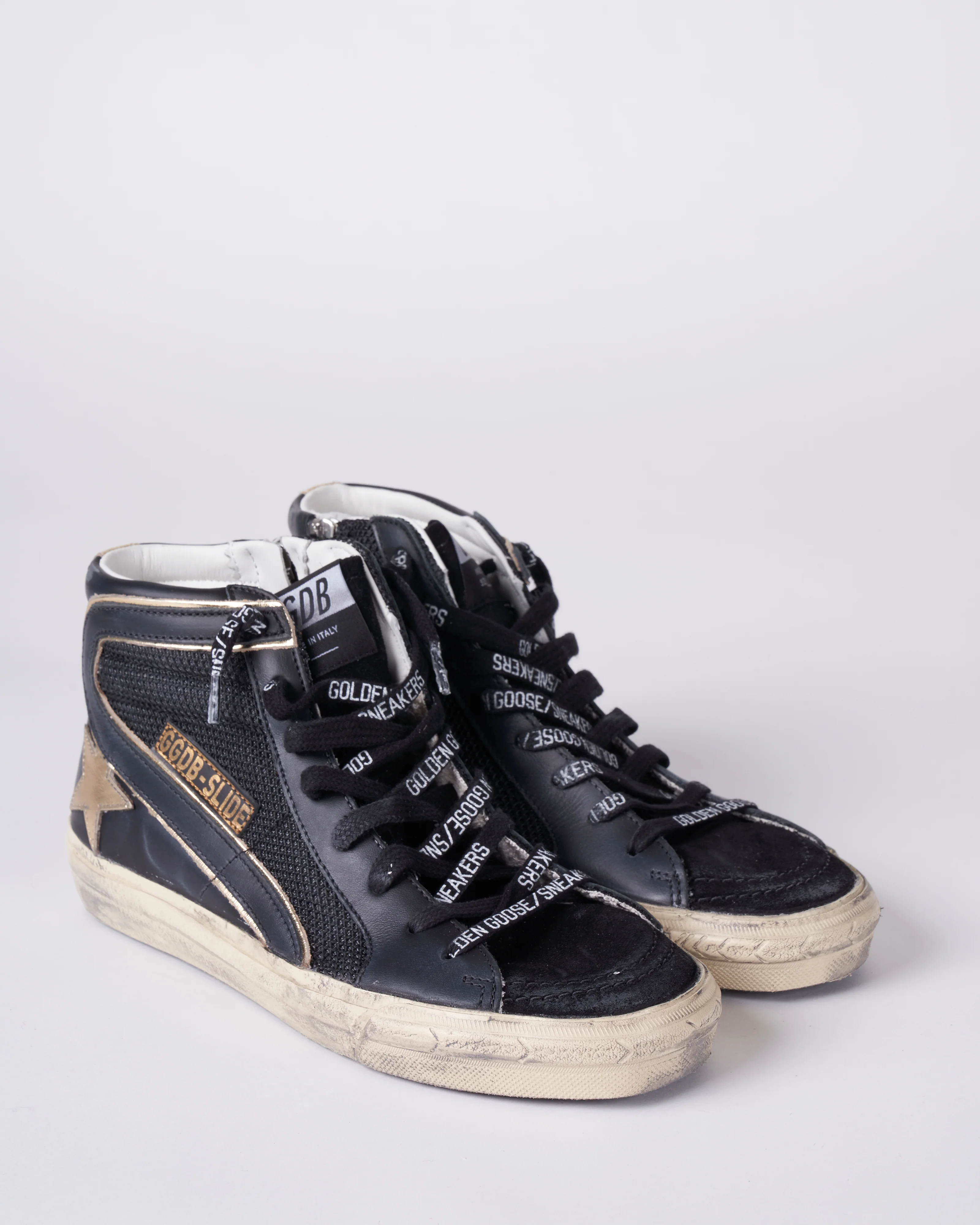 slide sneaker - black/gold - Image 2