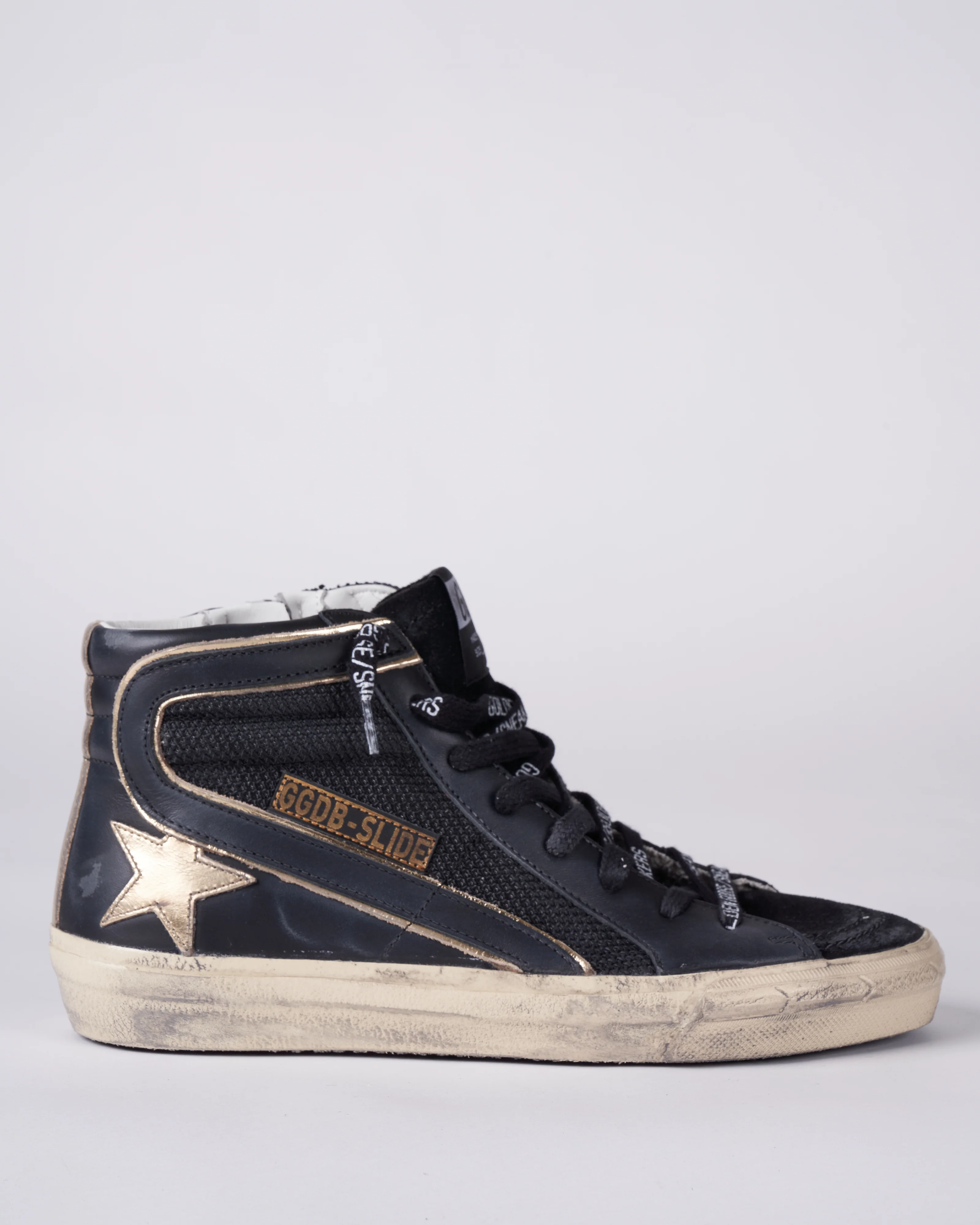 slide sneaker - black/gold - Image 3