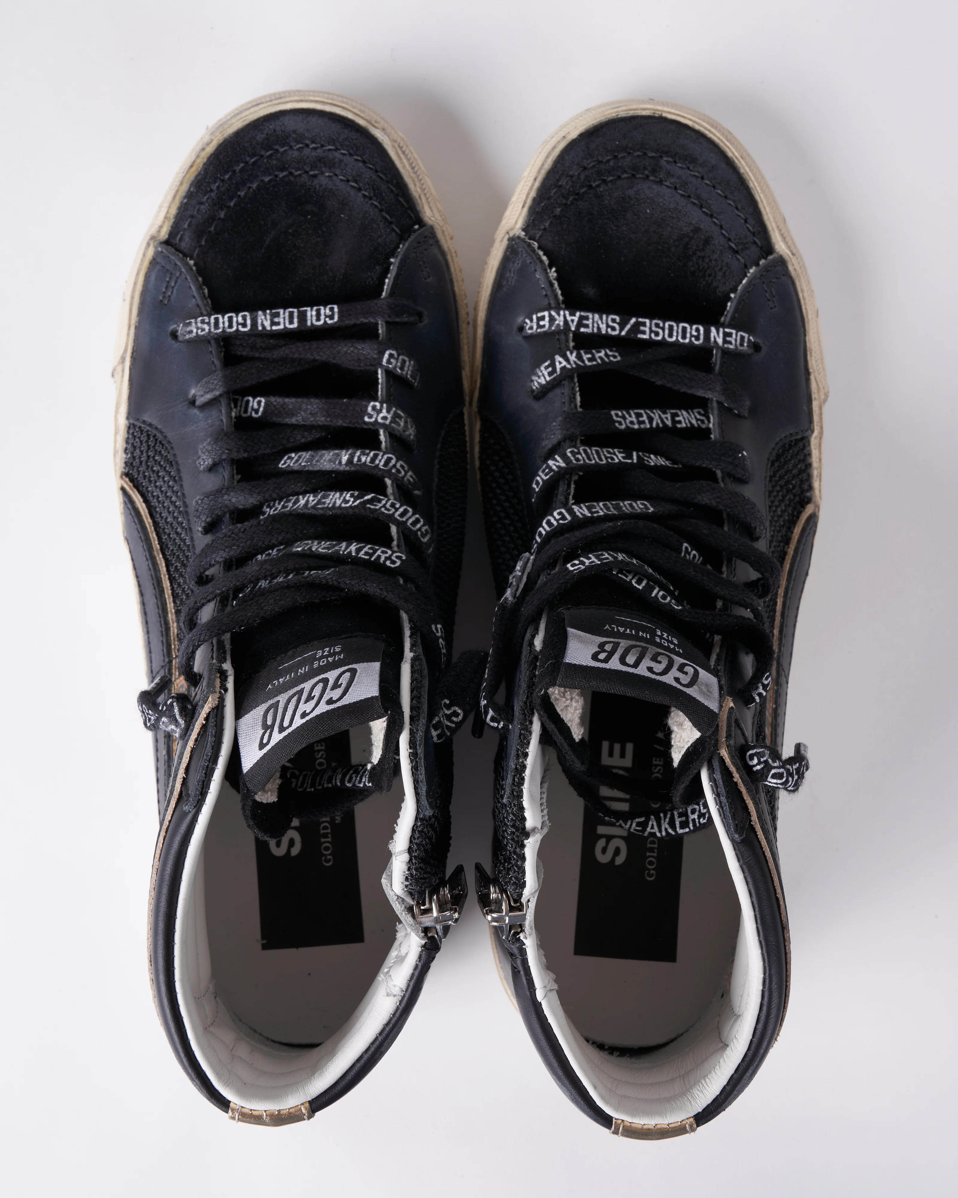 slide sneaker - black/gold - Image 4