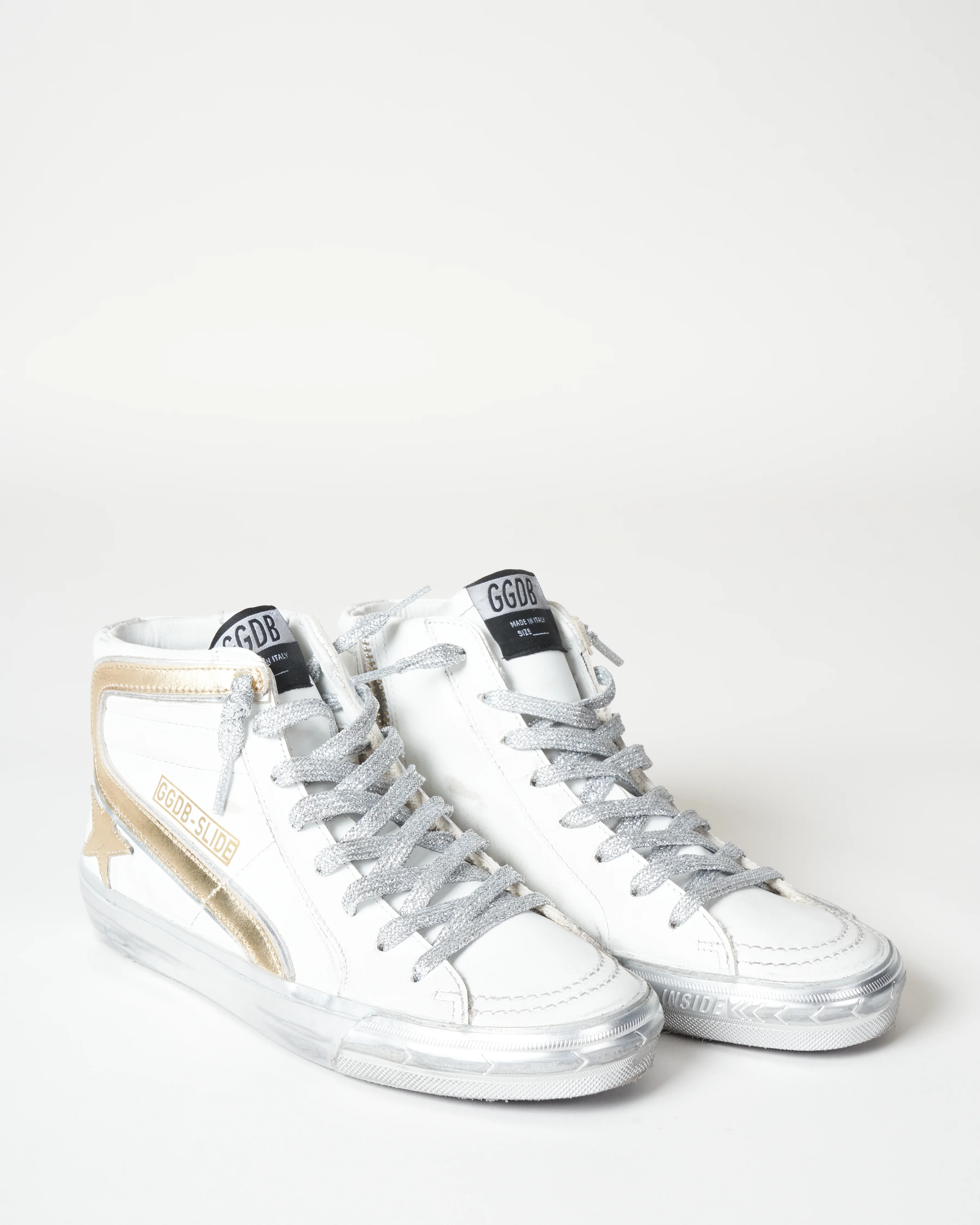 slide sneaker - white/gold - Image 3
