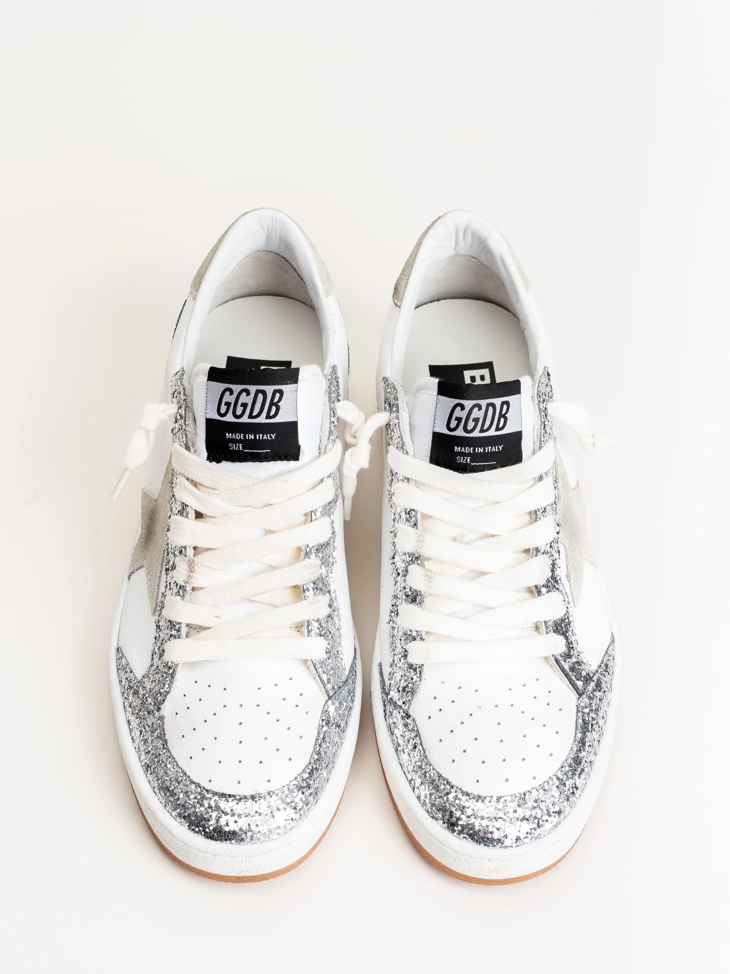 ball star sneaker - white silver - Image 4