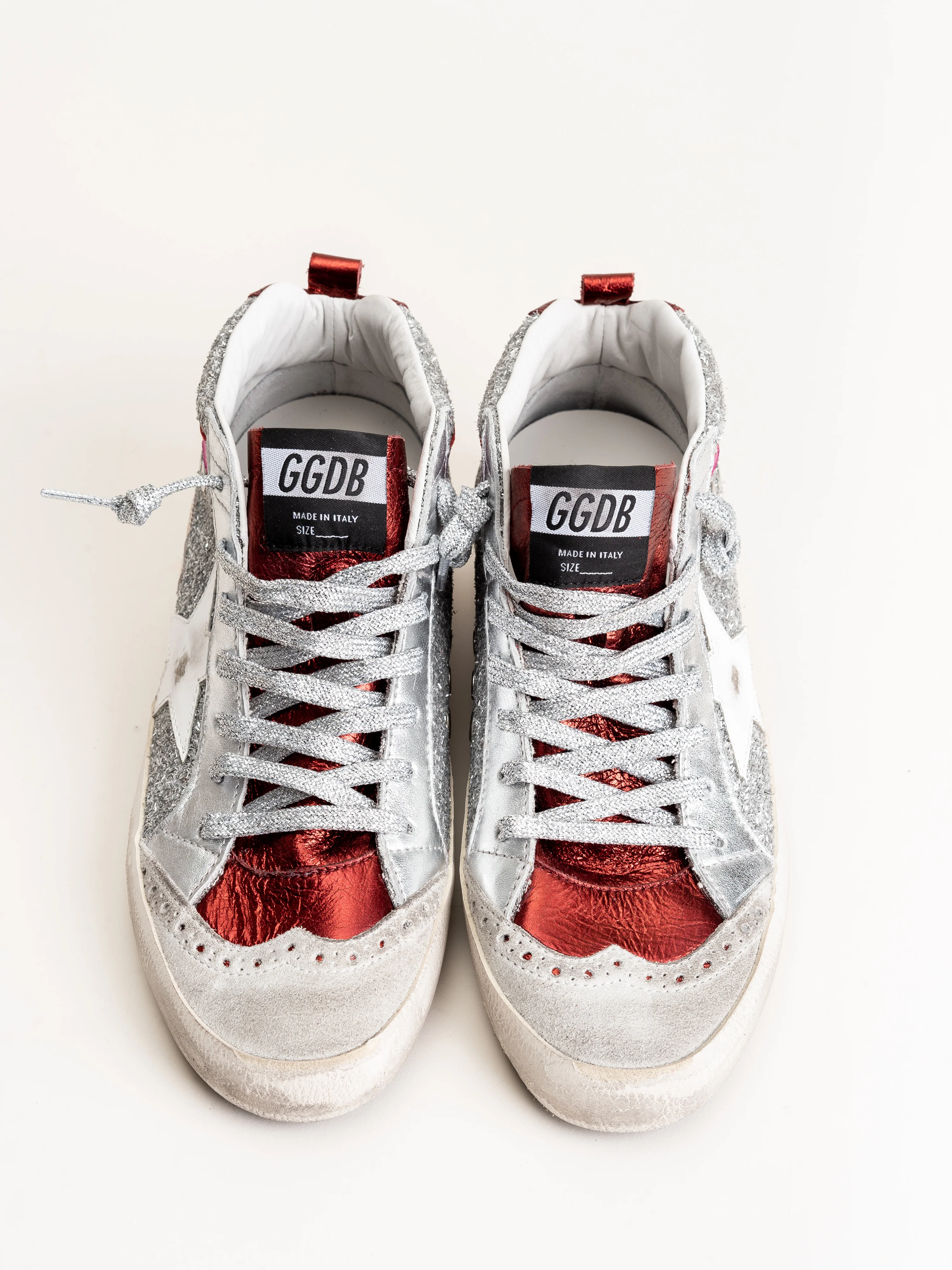 mid star sneaker - silver glitter-pink - Image 4